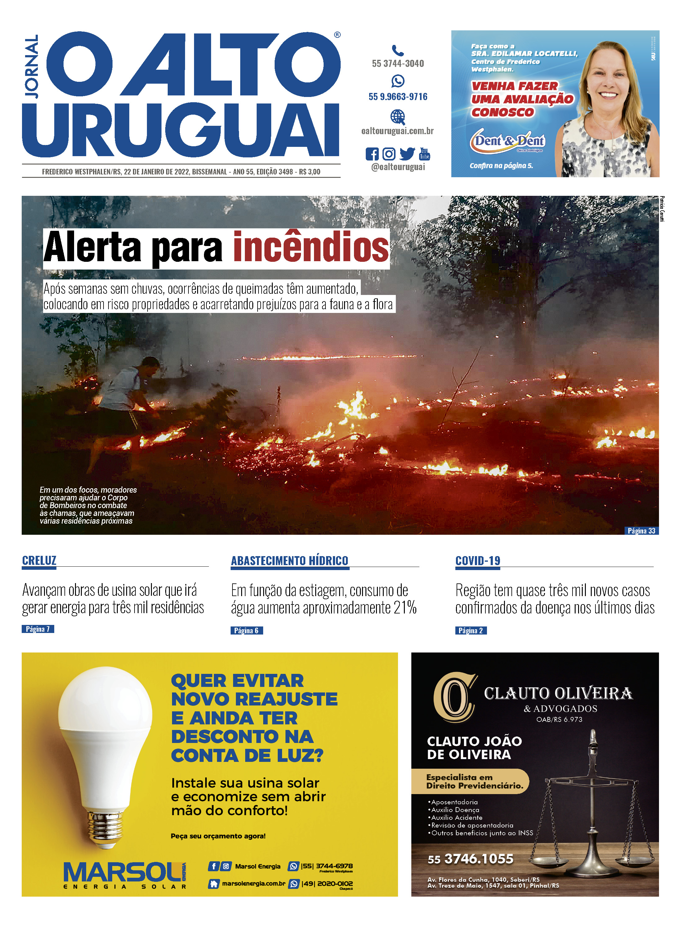 Capa Edição 3498 - Sábado