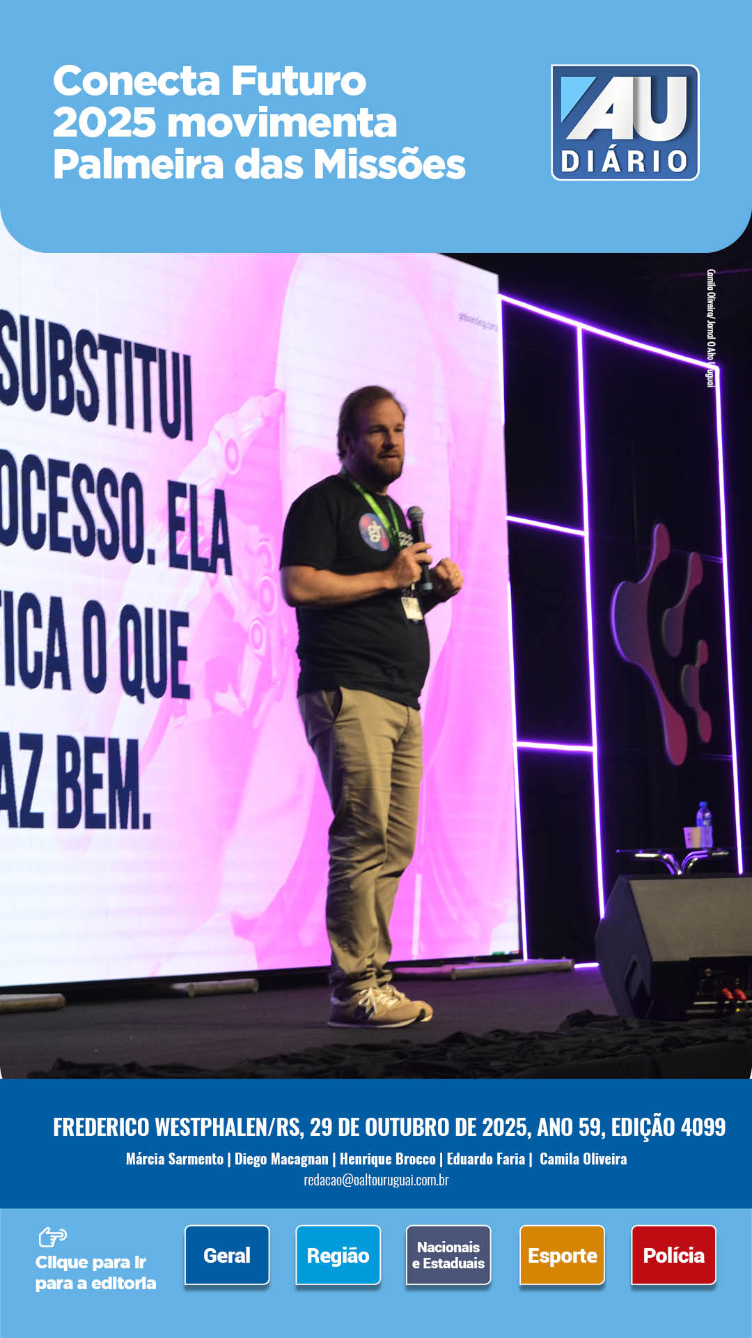 Capa Edição 4099 - Quarta