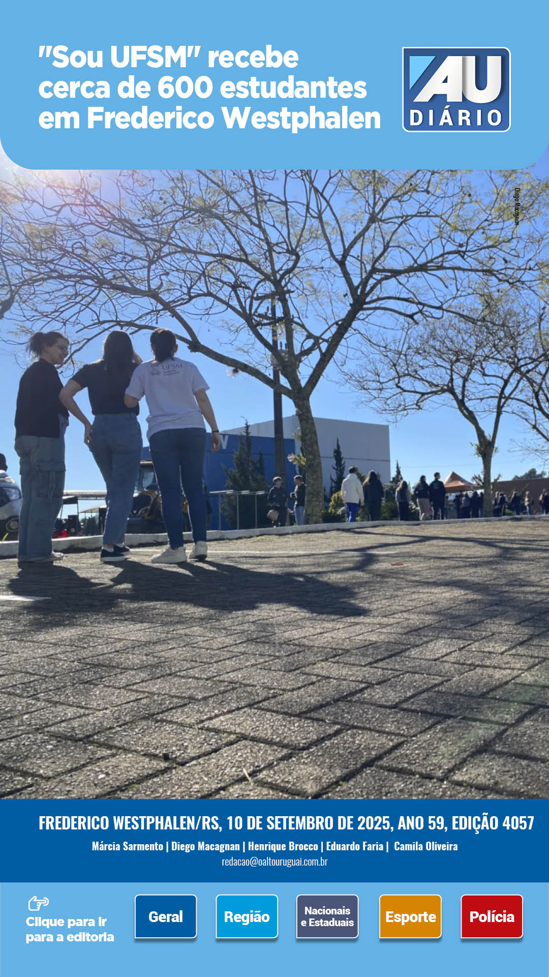 Capa Edição 4057 - Quarta