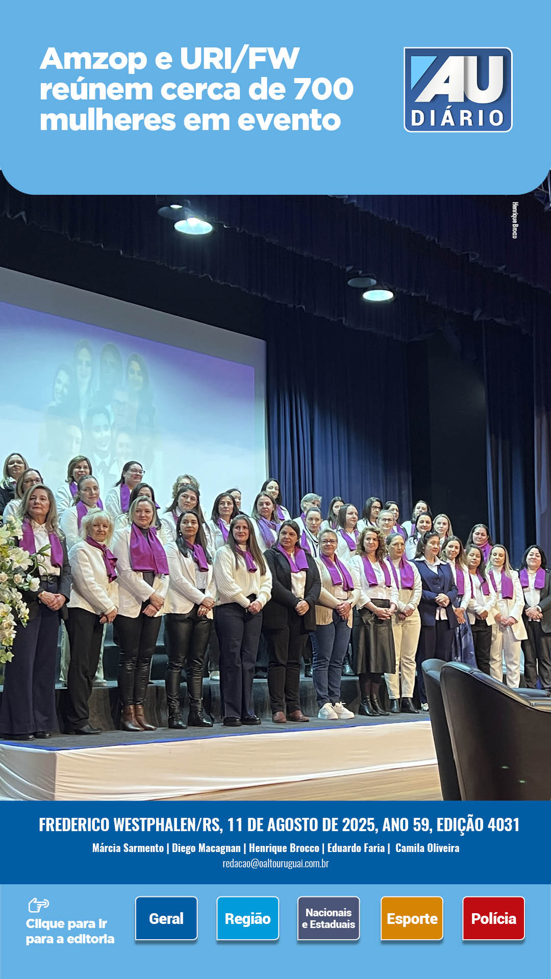 Capa Edição 4031 - Segunda