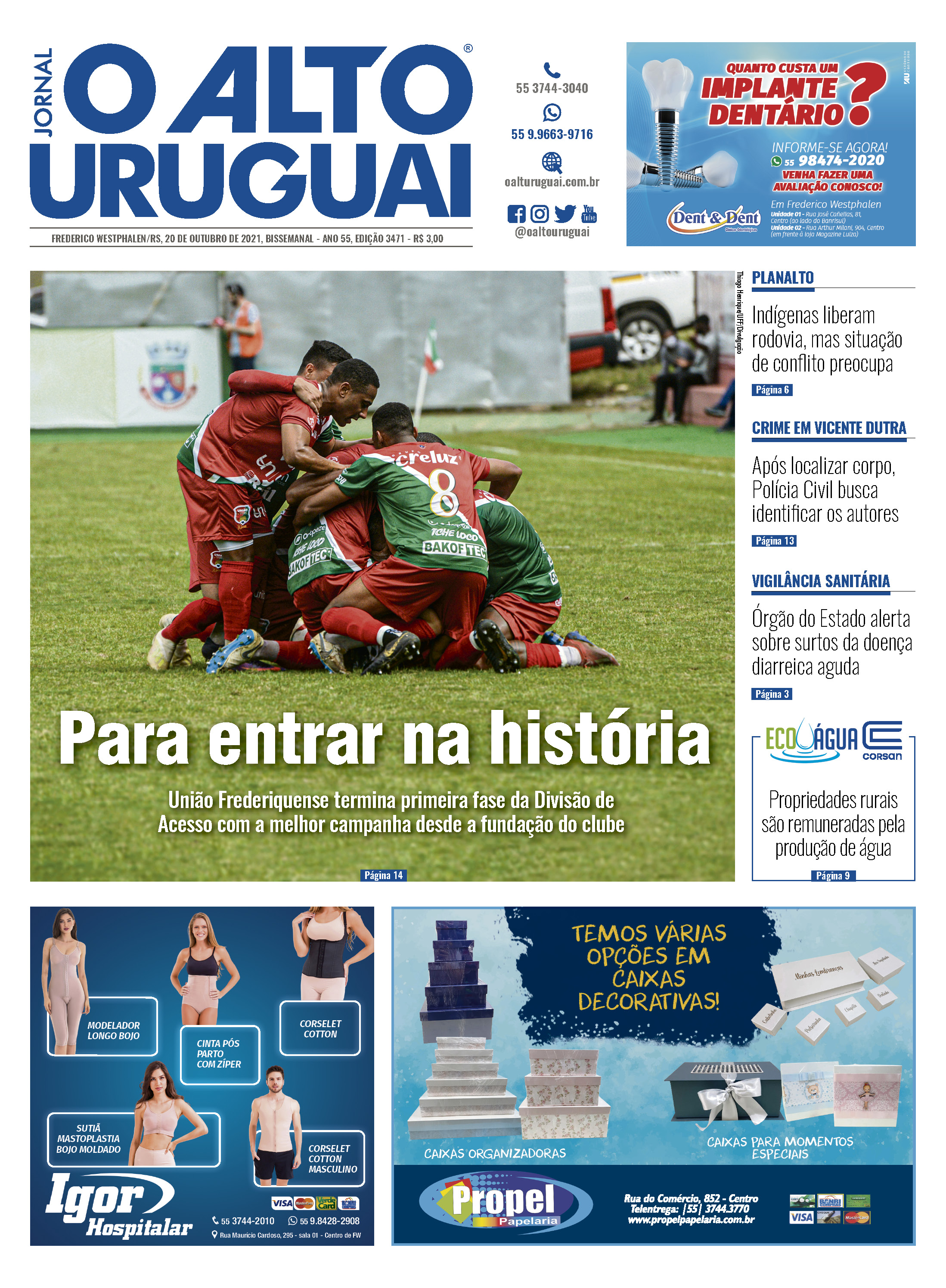 Capa Edição 3471 - Quarta