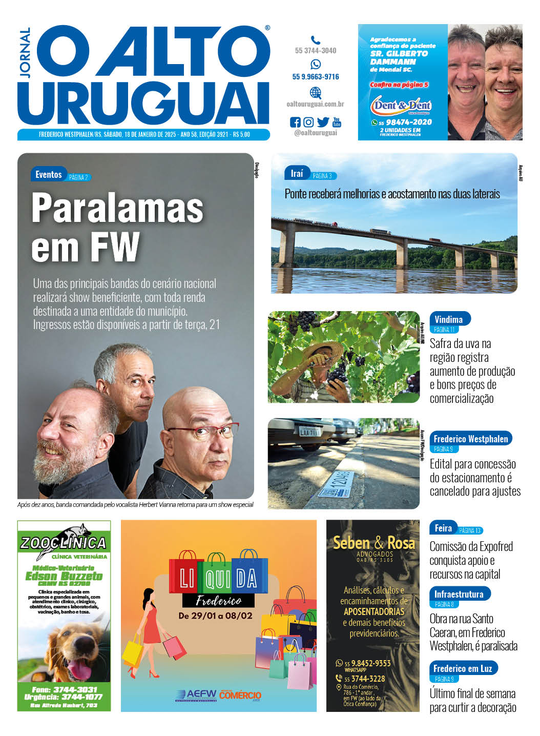 Capa Edição 3921 - Sábado