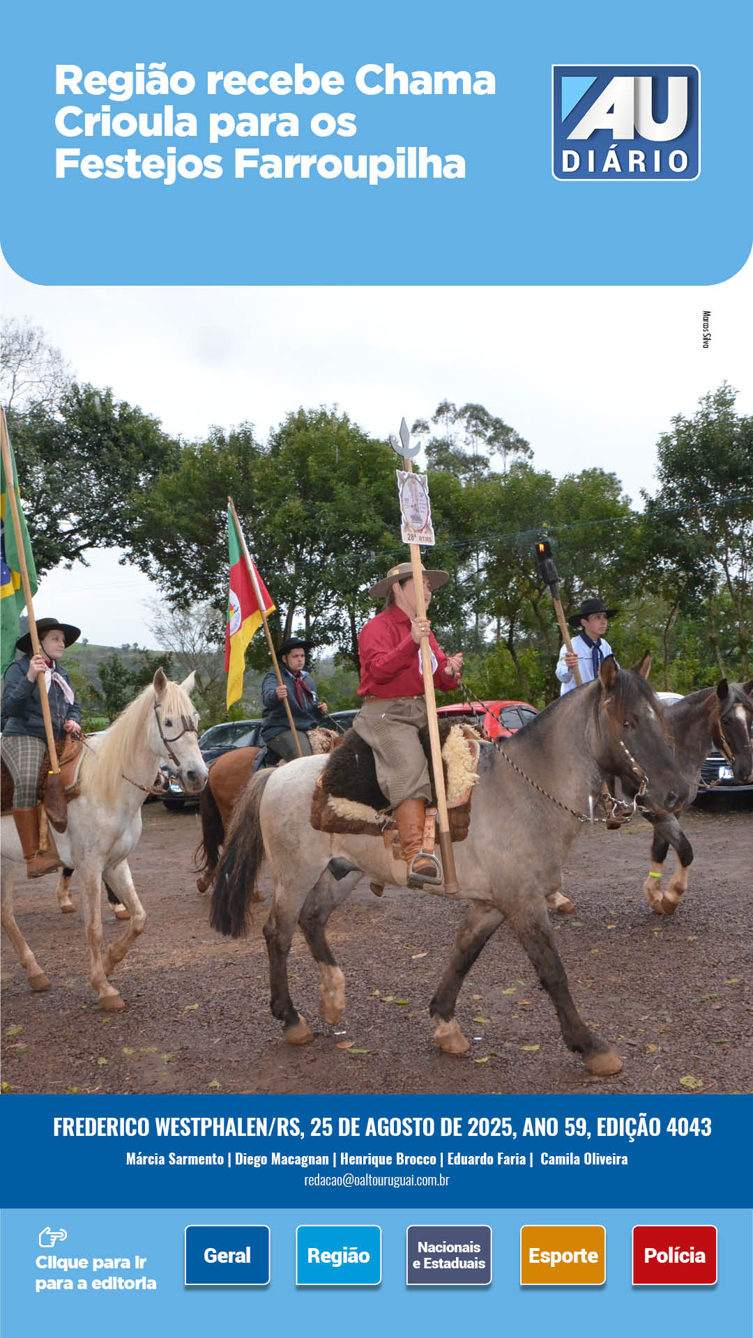 Capa Edição 4043 - Segunda