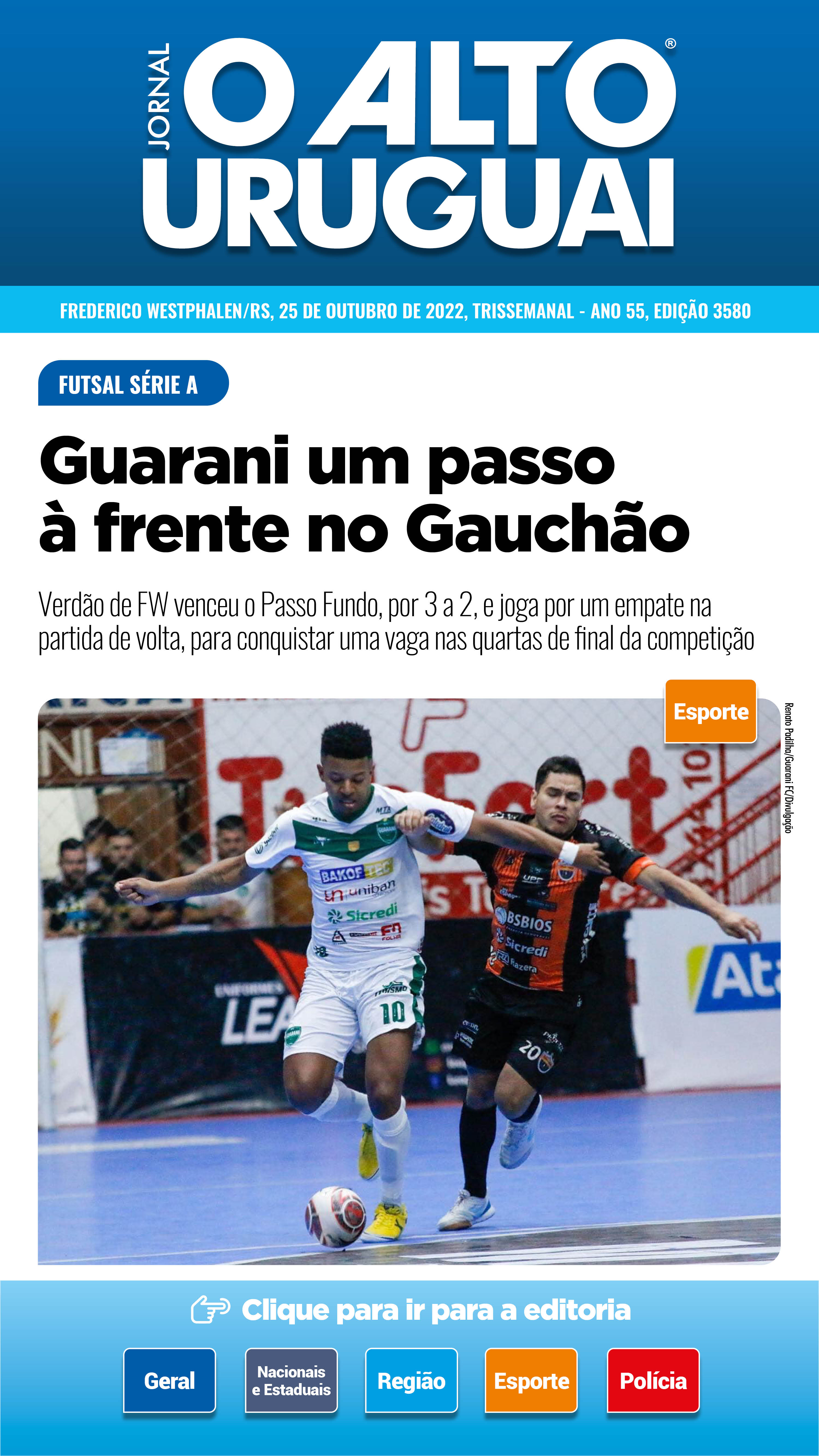 Capa Edição 3580 - Terça