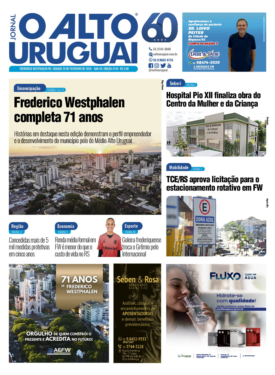 Capa Edição 4194 - Sábado