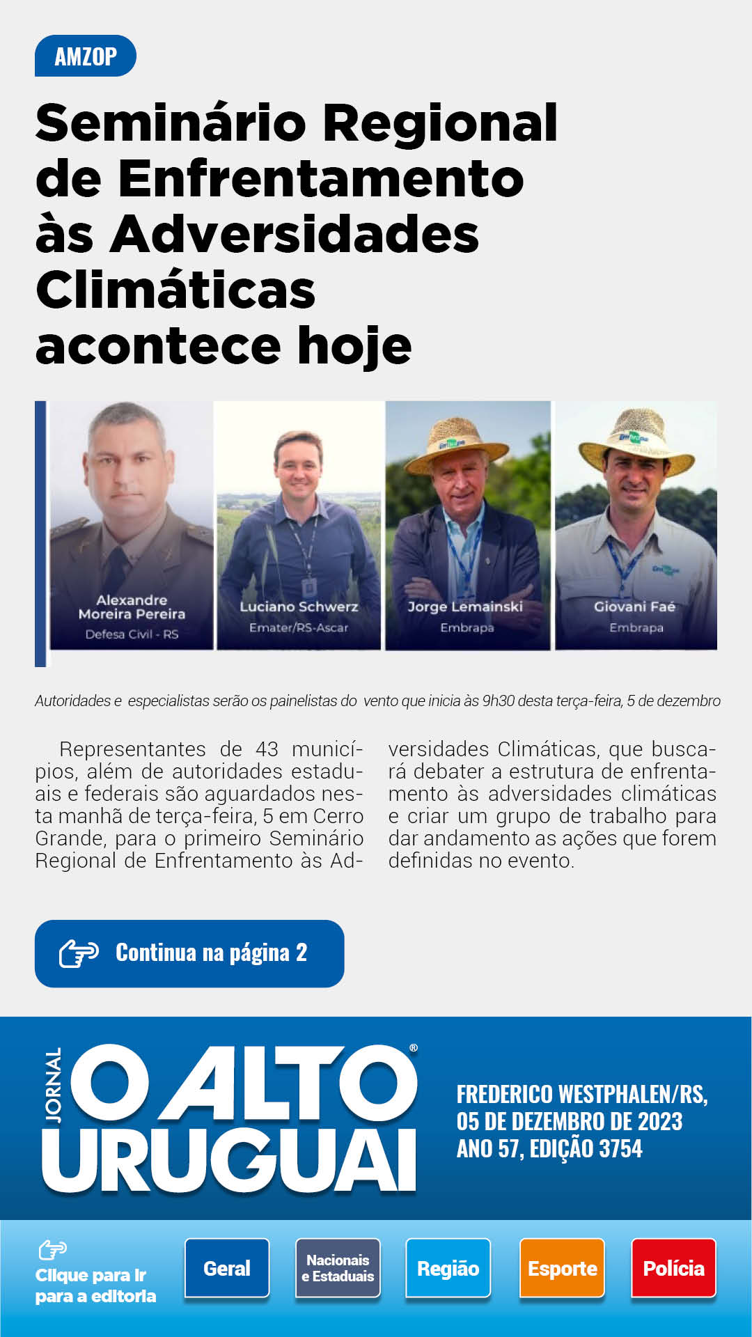 Capa Edição 3754 - Terça