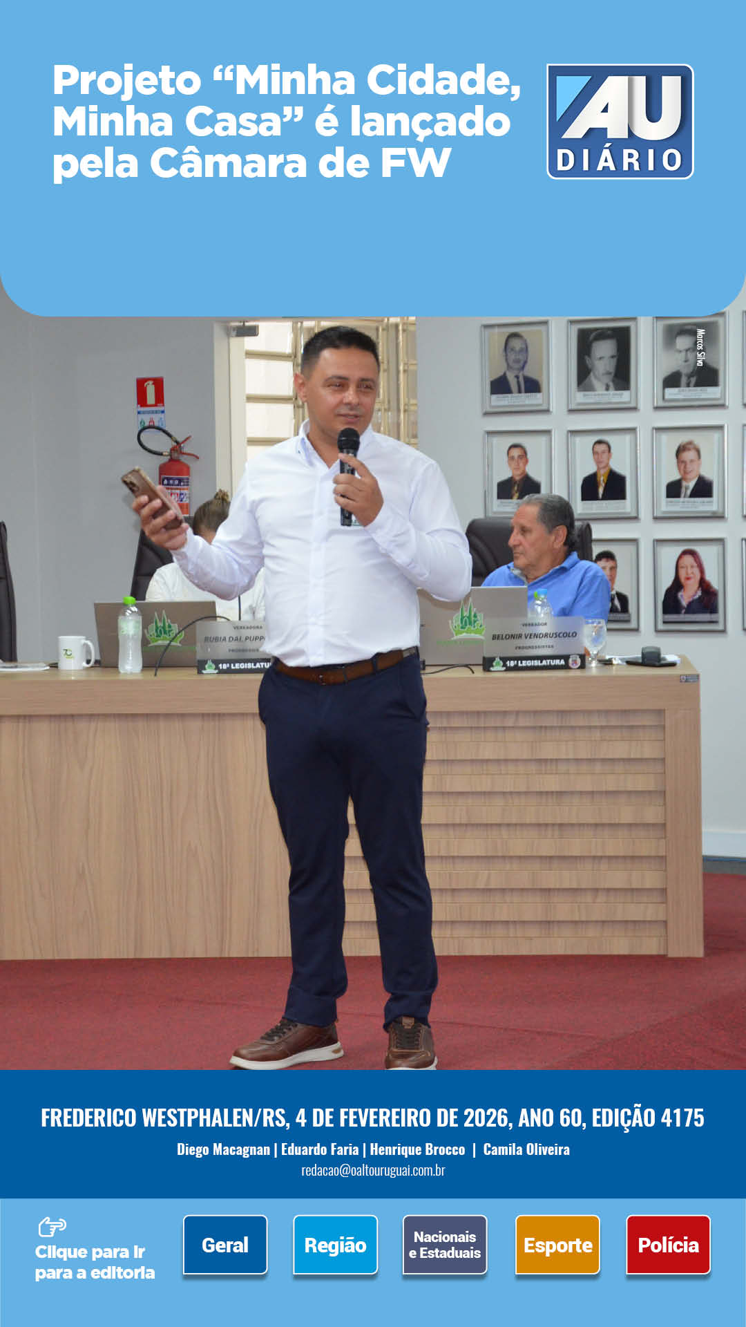 Capa Edição 4175 - Quarta