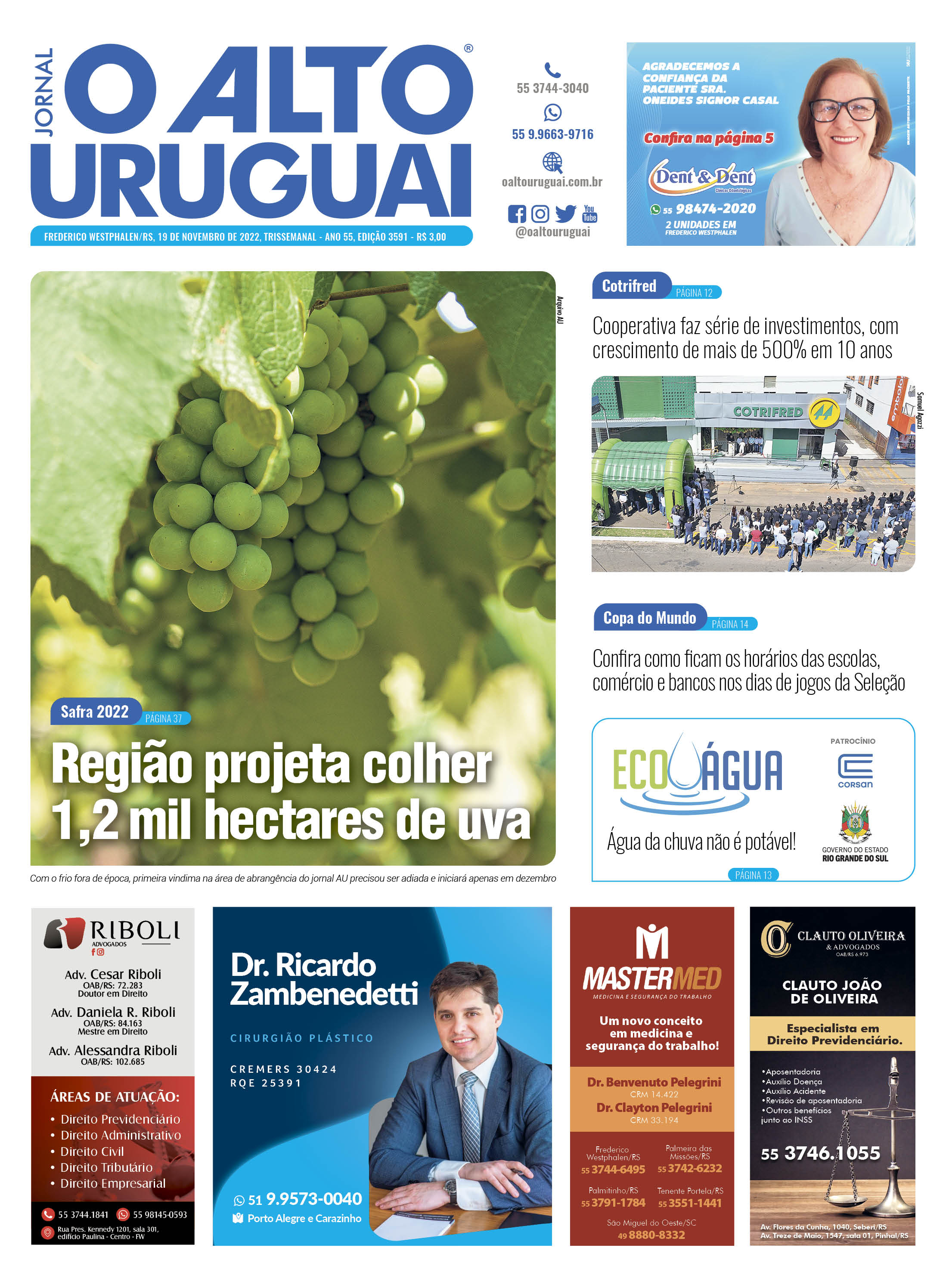 Capa Edição 3591 - Sábado