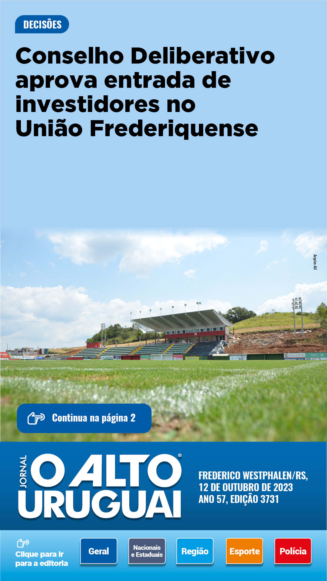 Capa Edição 3731 - Quinta