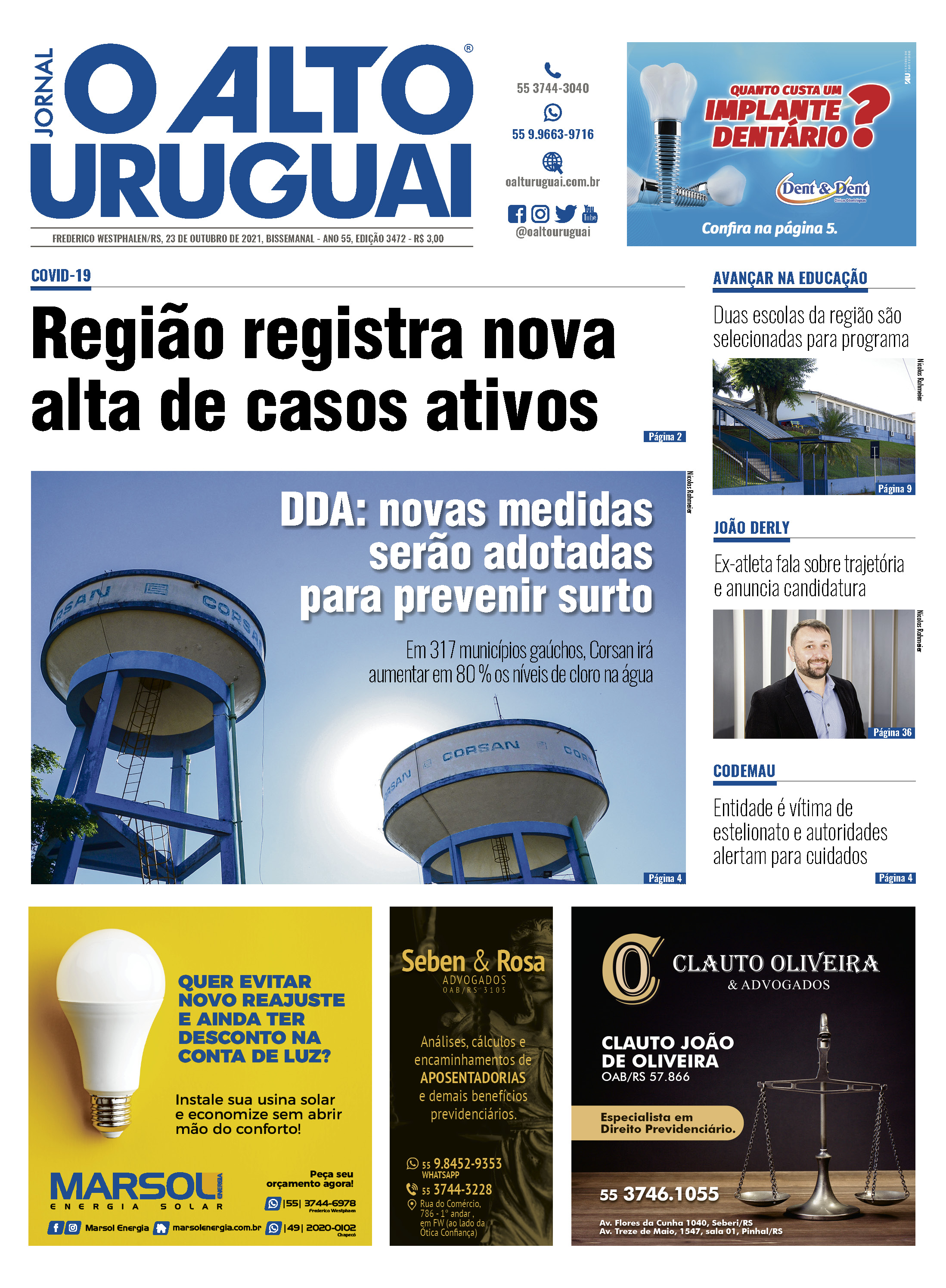 Capa Edição 3472 - Sábado