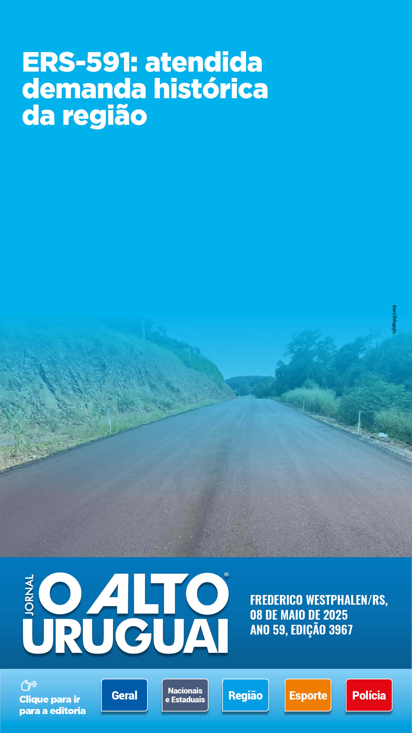 Capa Edição 3967 - Quinta