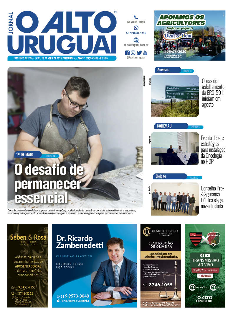 Capa Edição 3660 - Sábado