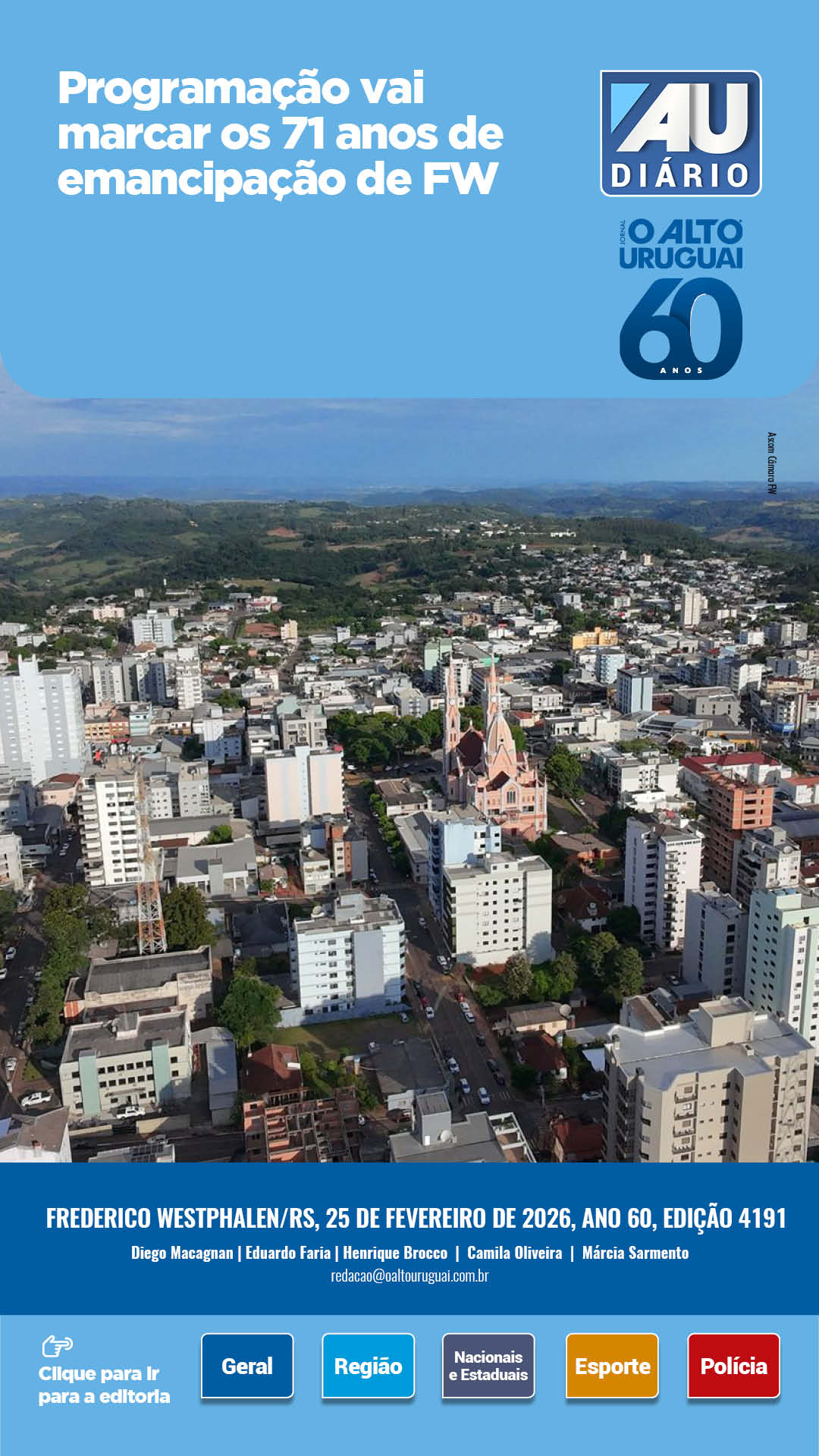 Capa Edição 4191 - Quarta