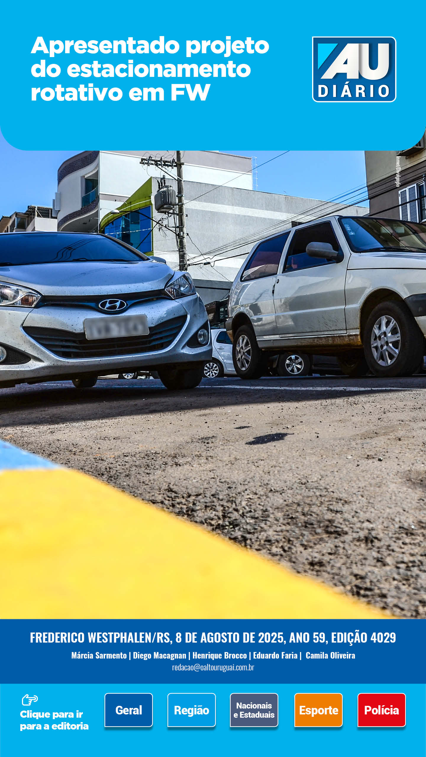 Capa Edição 4029 - Sexta