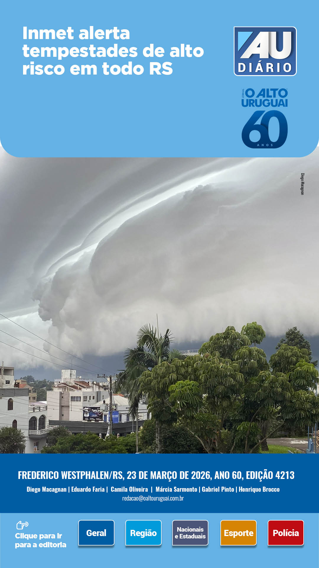 Capa Edição 4213 - Segunda