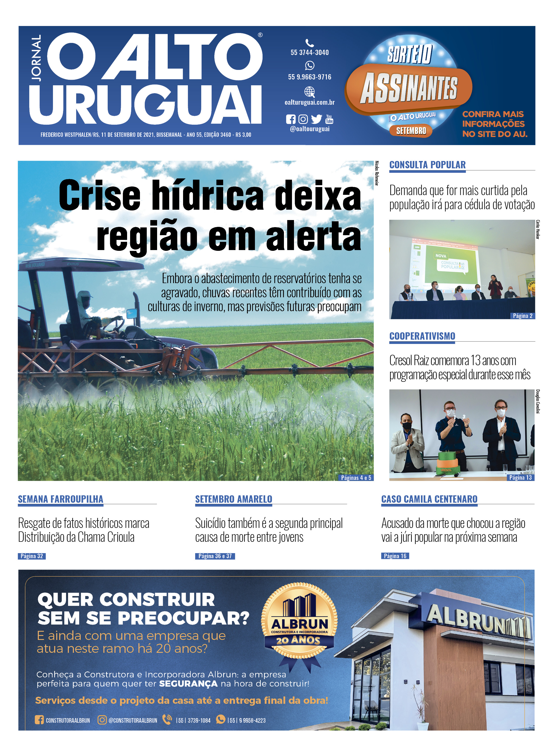 Capa Edição 3460 - Sábado