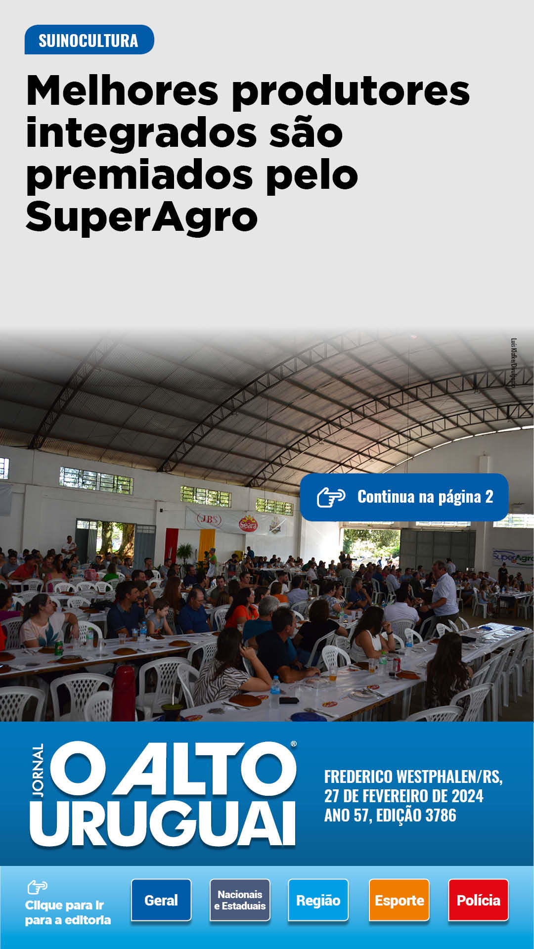 Capa Edição 3786 - Terça