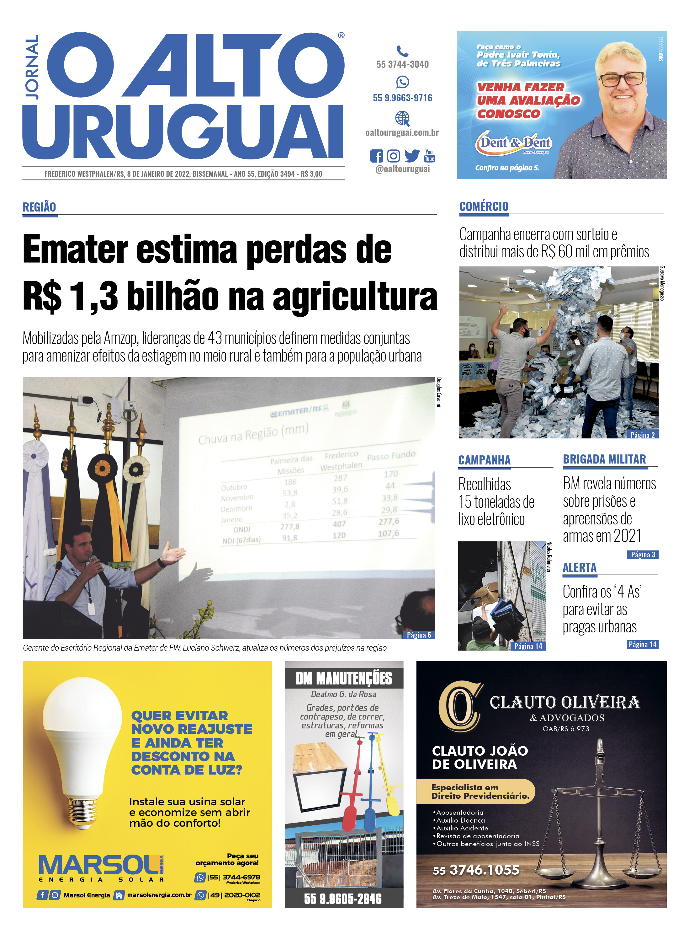 Capa Edição 3494 - Sábado