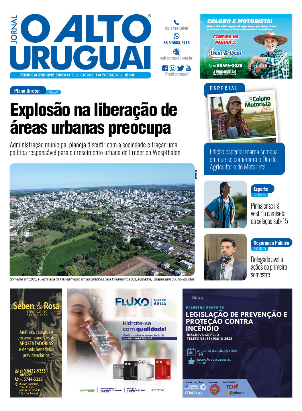 Capa Edição 4012 - Sábado