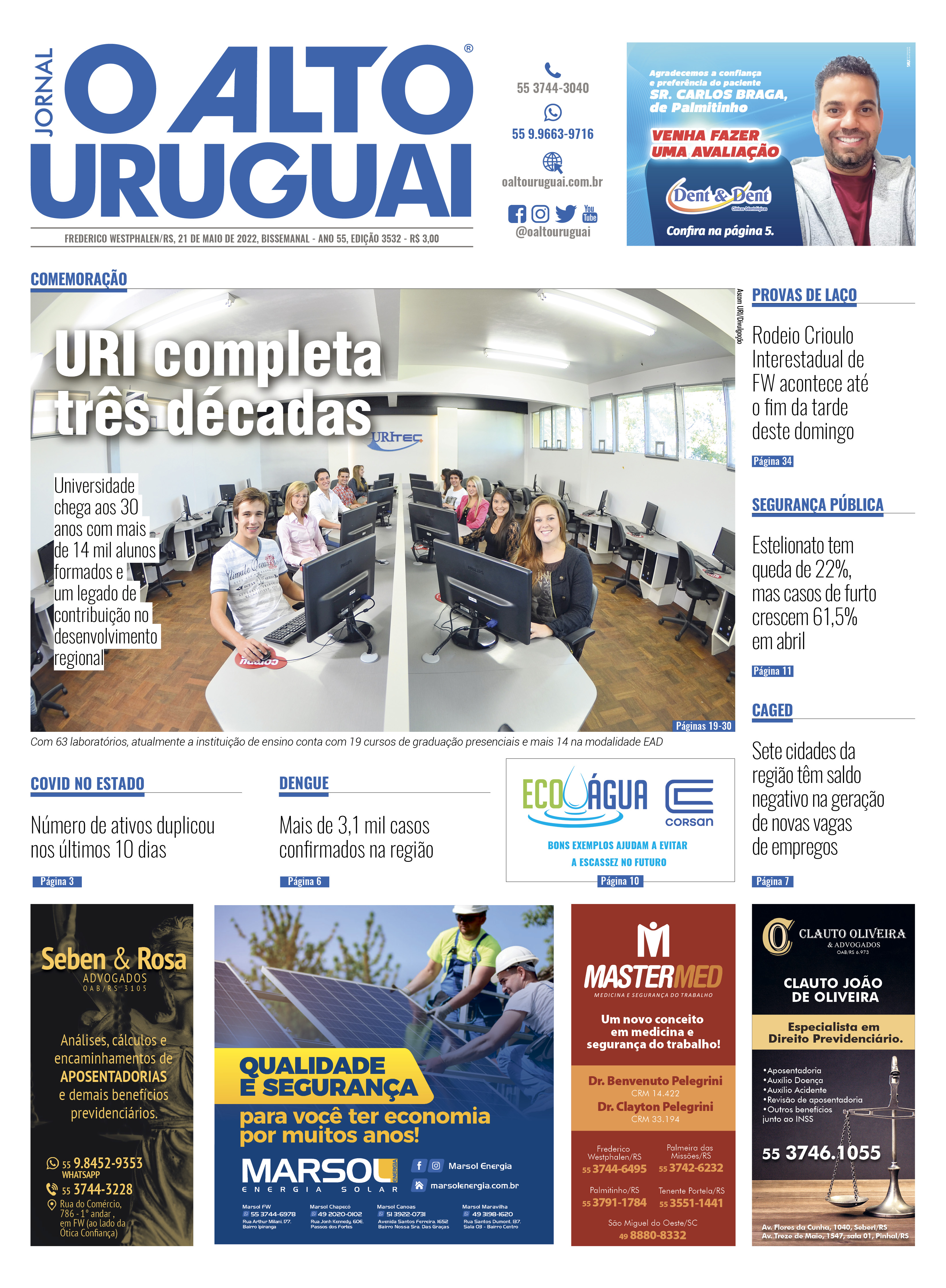 Capa Edição 3532 - Sábado