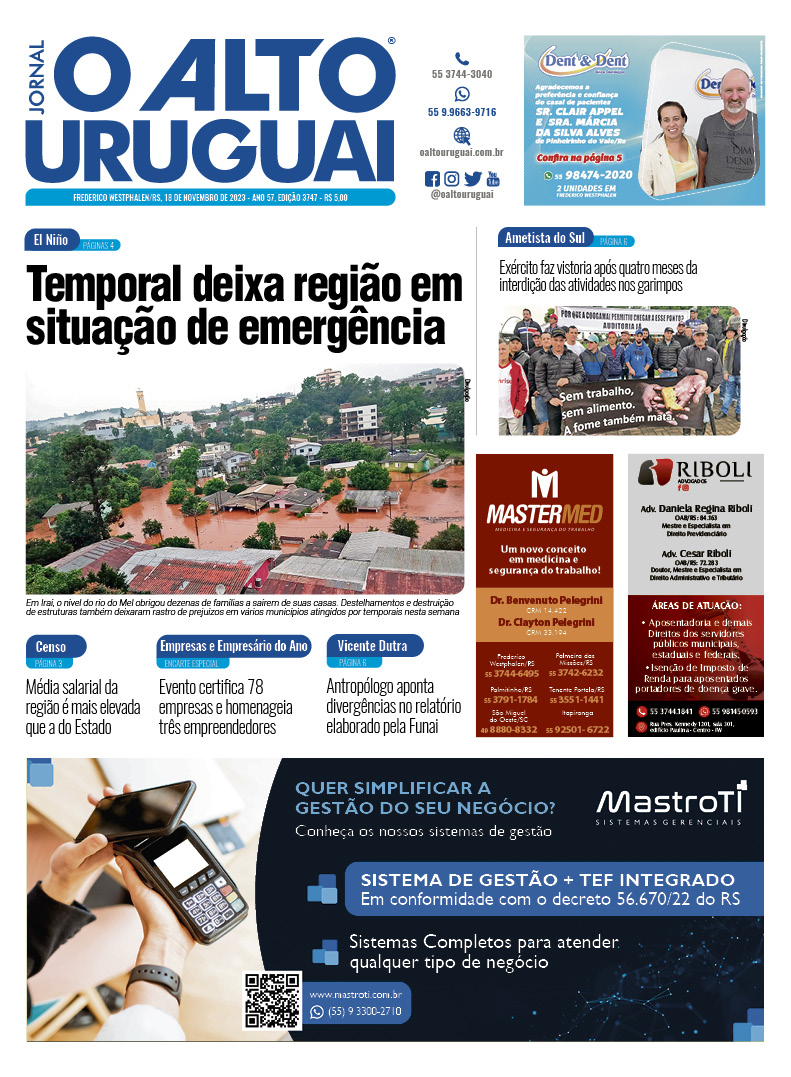 Capa Edição 3747 - Sábado