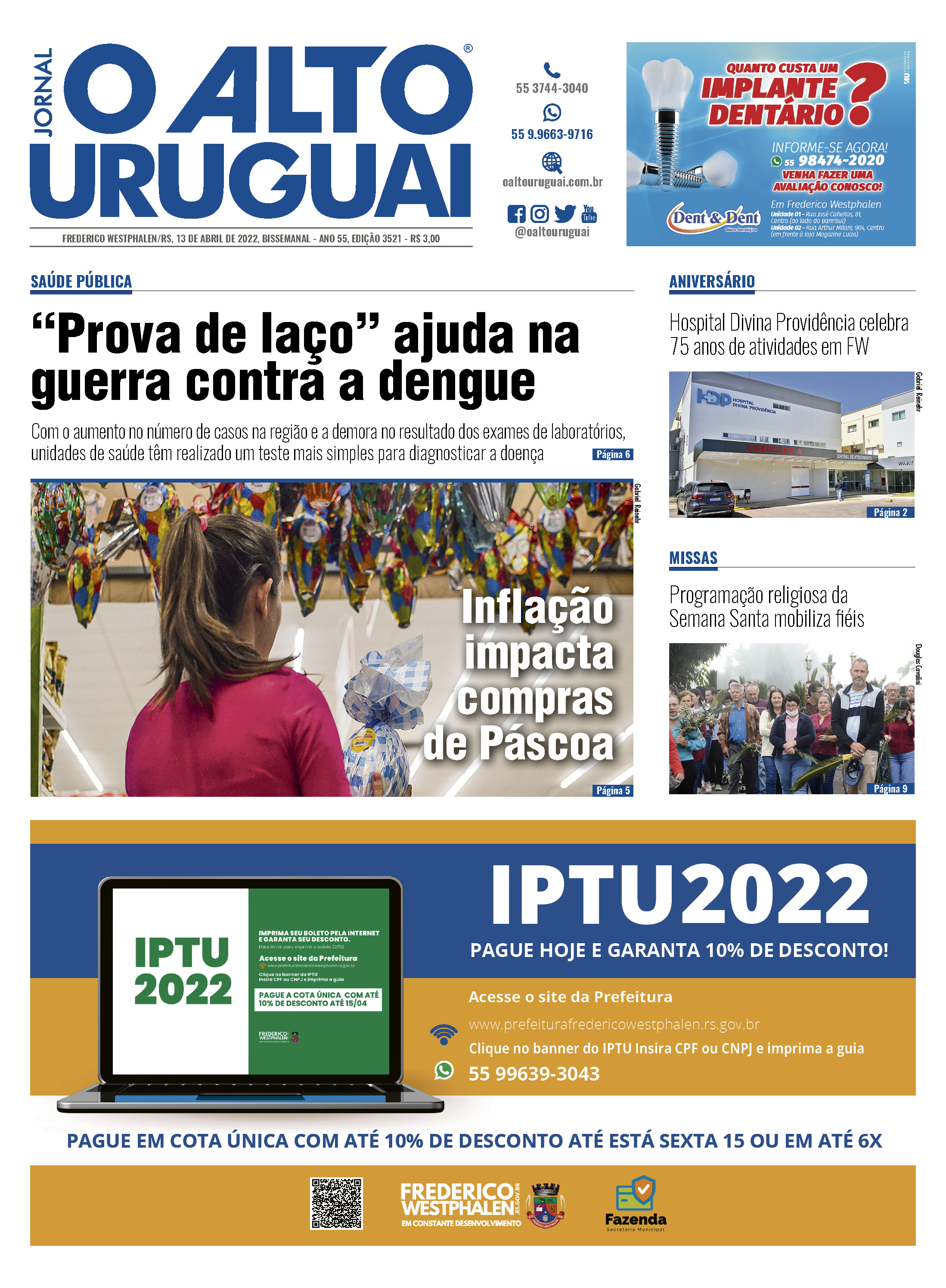 Capa Edição 3421 - Quarta