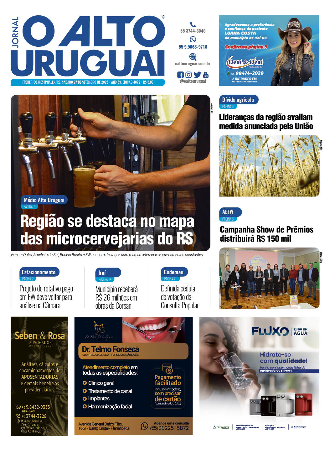 Capa Edição 4072 - Sábado