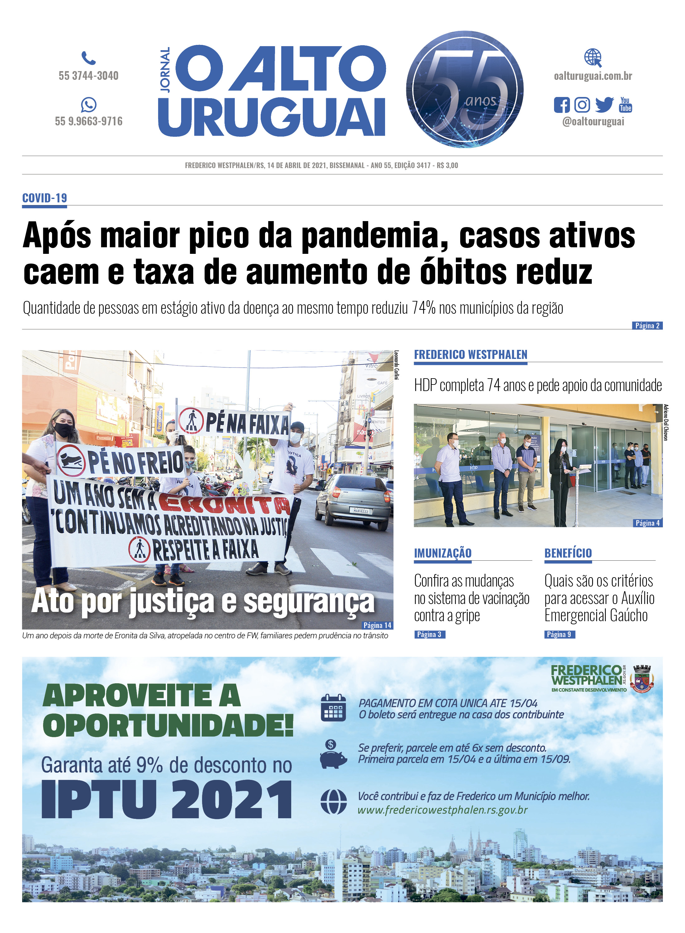 Capa Edição 3417 - Quarta