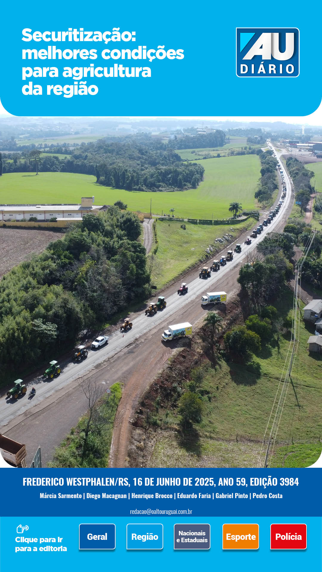 Capa Edição 3984 - Segunda