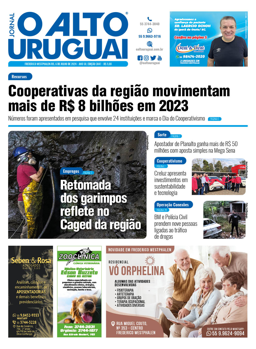 Capa Edição 3841 - Sábado