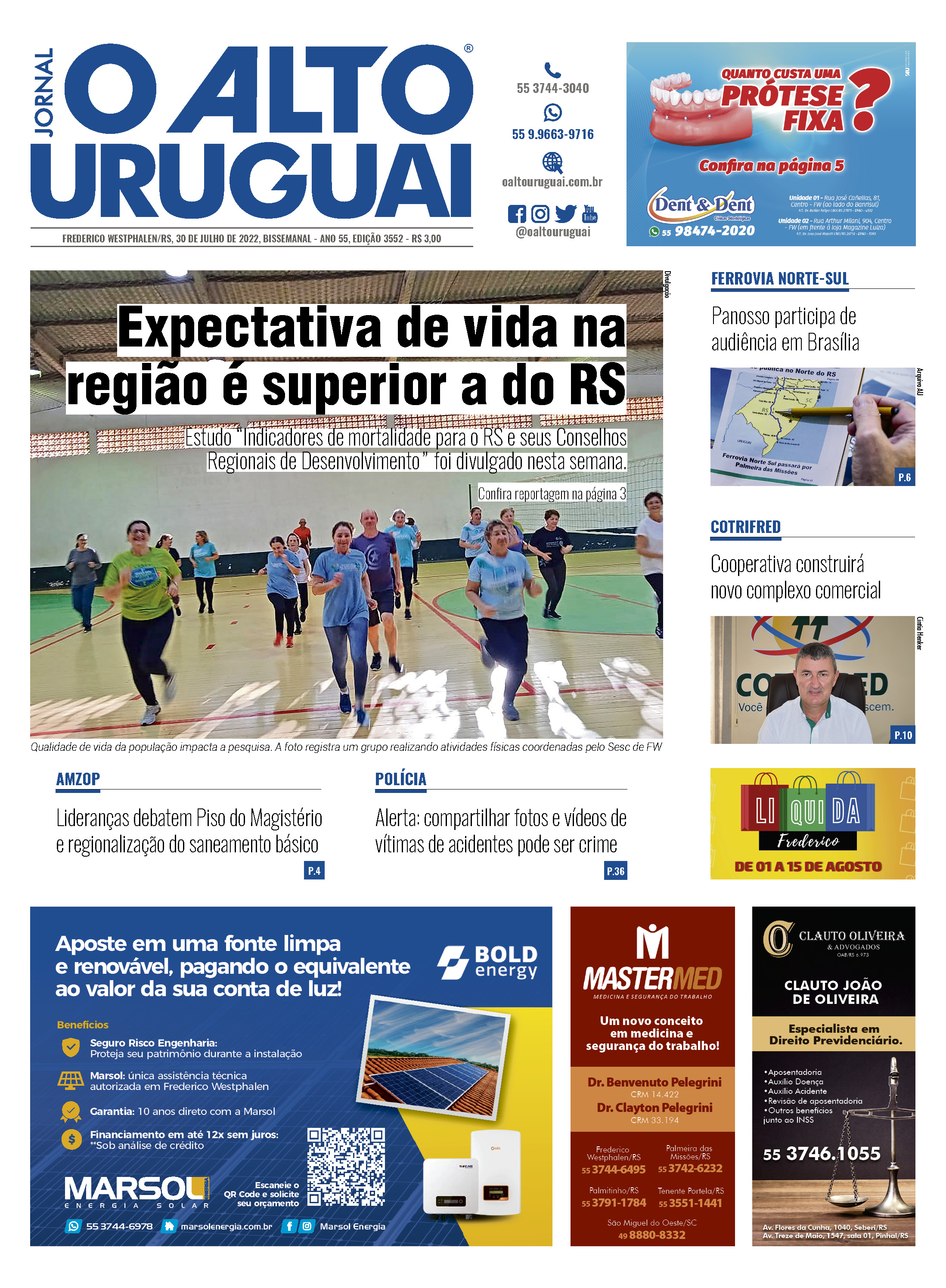 Capa Edição 3552 - Sábado