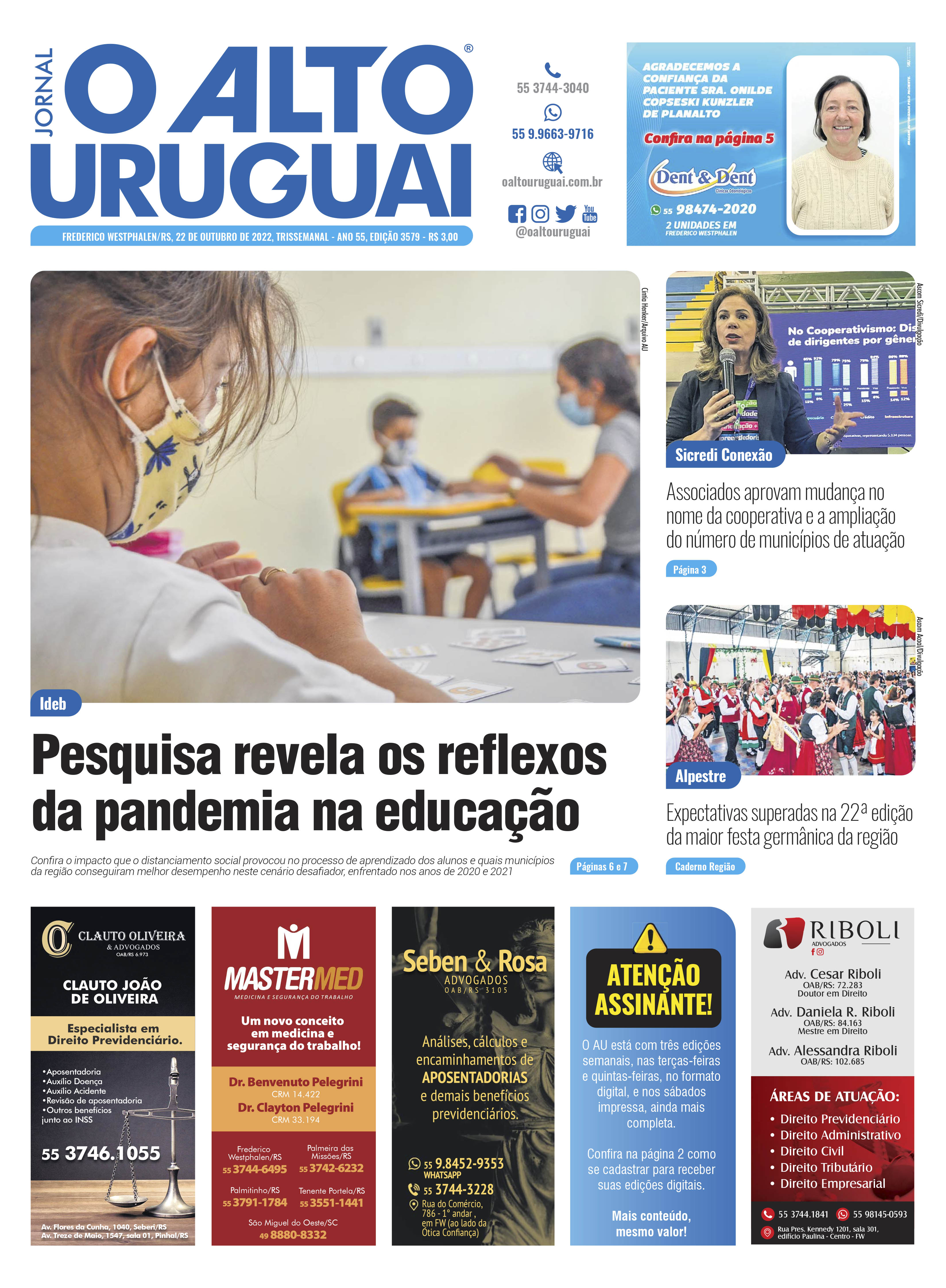 Capa Edição 3579 - Sábado