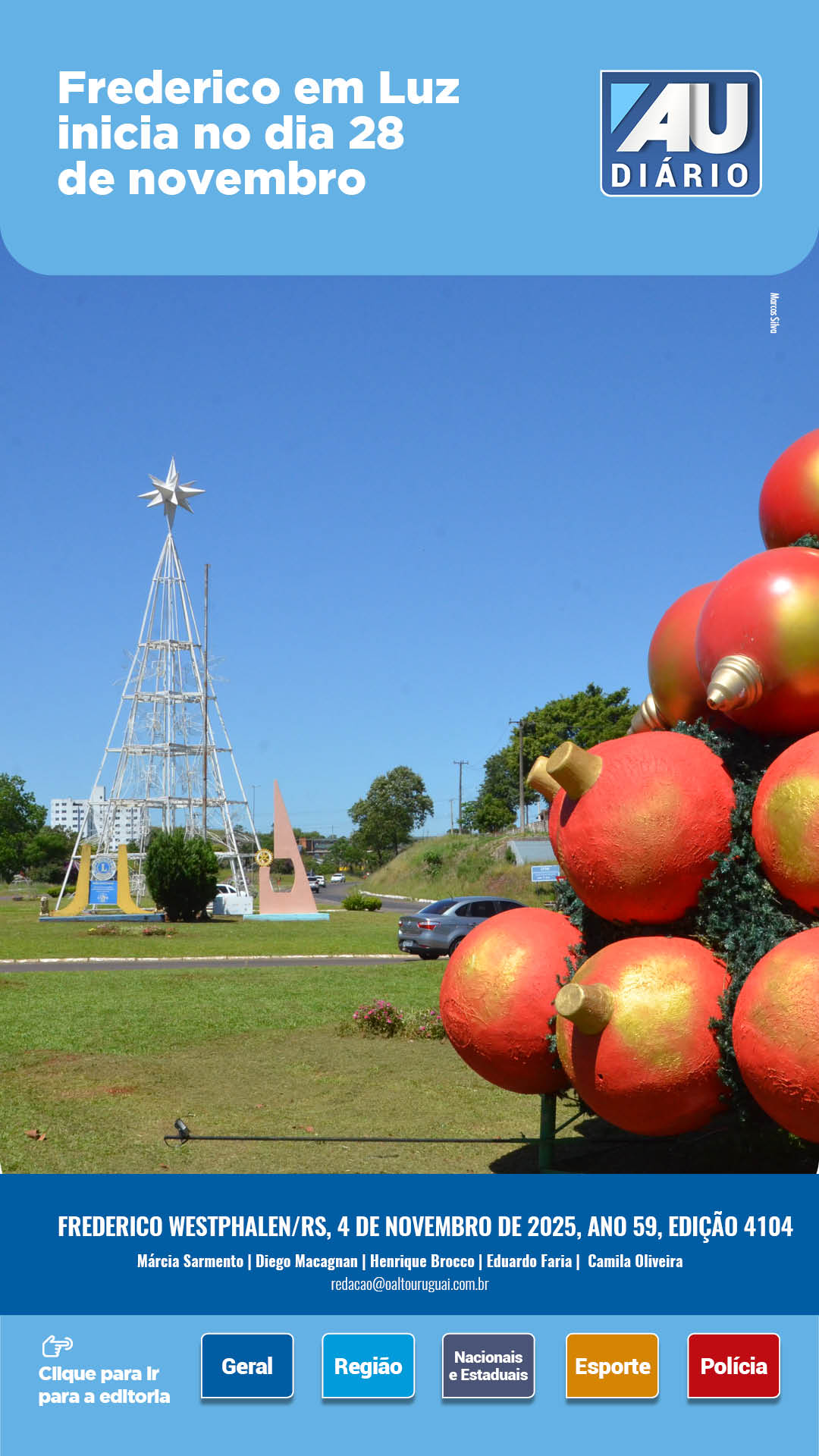 Capa Edição 4104 - Terça