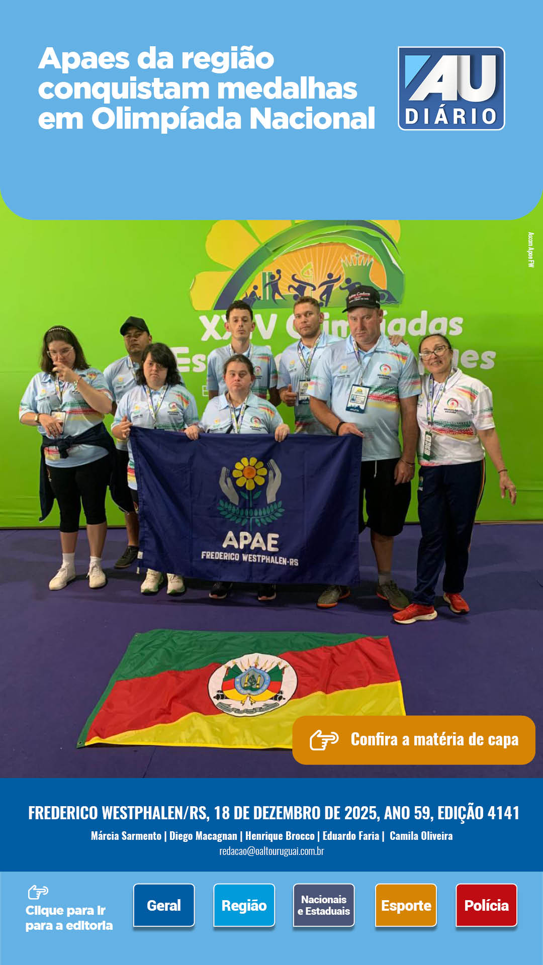 Capa Edição 4141 - Quinta