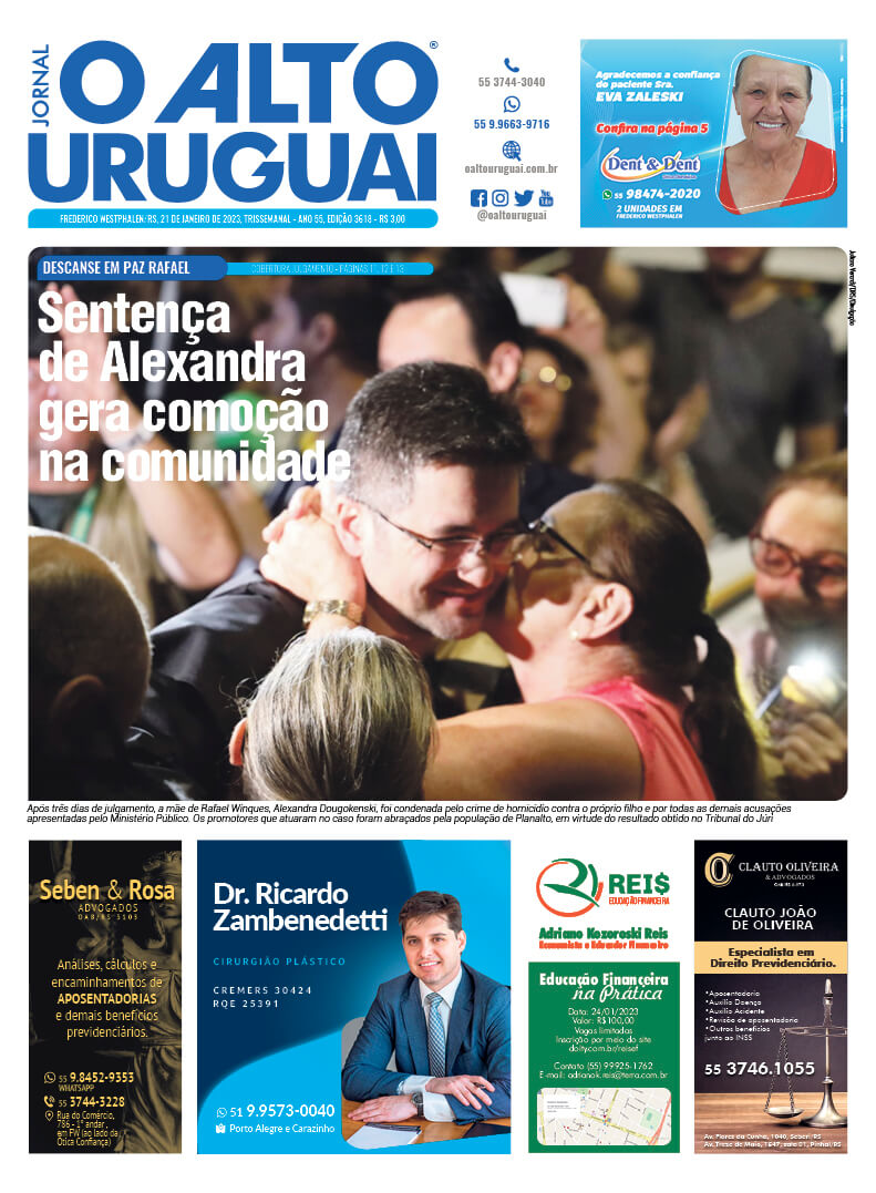 Capa Edição 3618 - Sábado