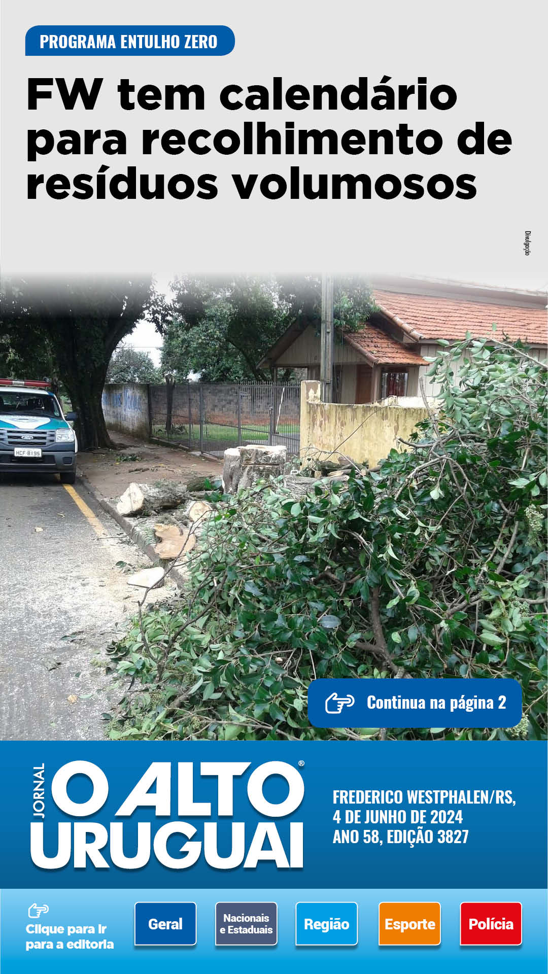 Capa Edição 3827 - Terça