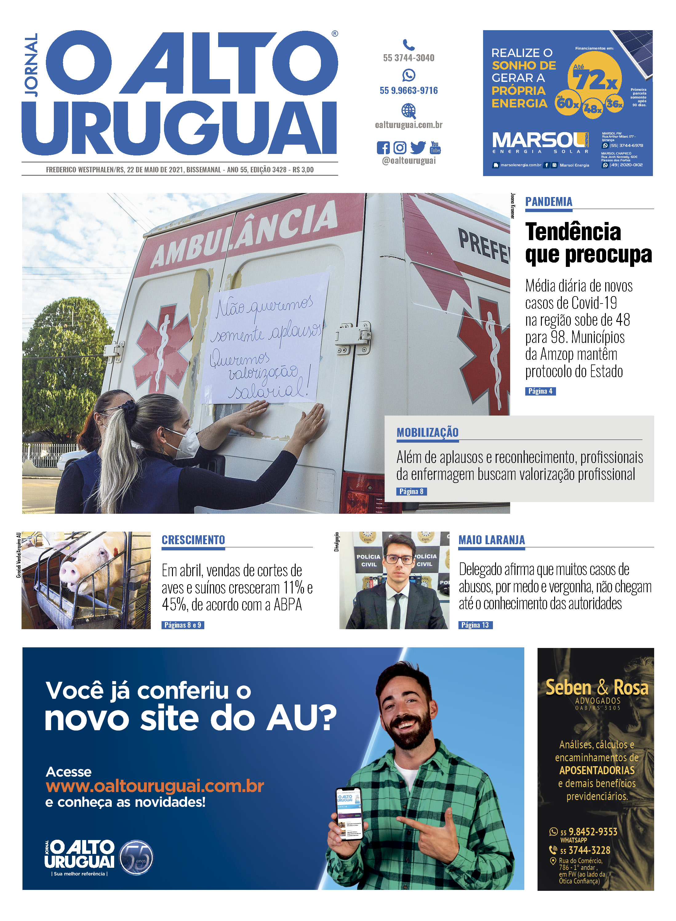 Capa Edição 3428 - Sábado