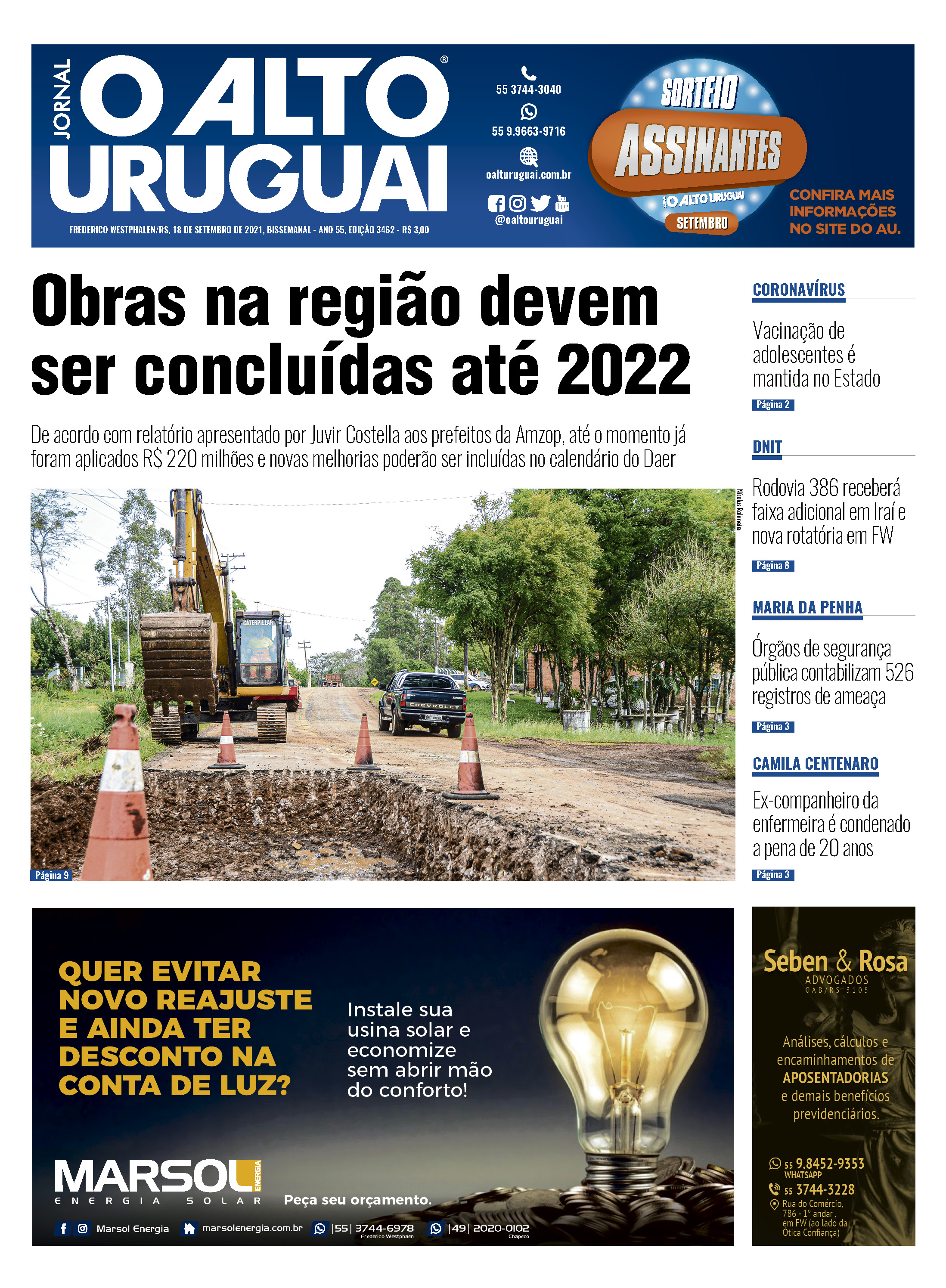 Capa Edição 3462 - Sábado