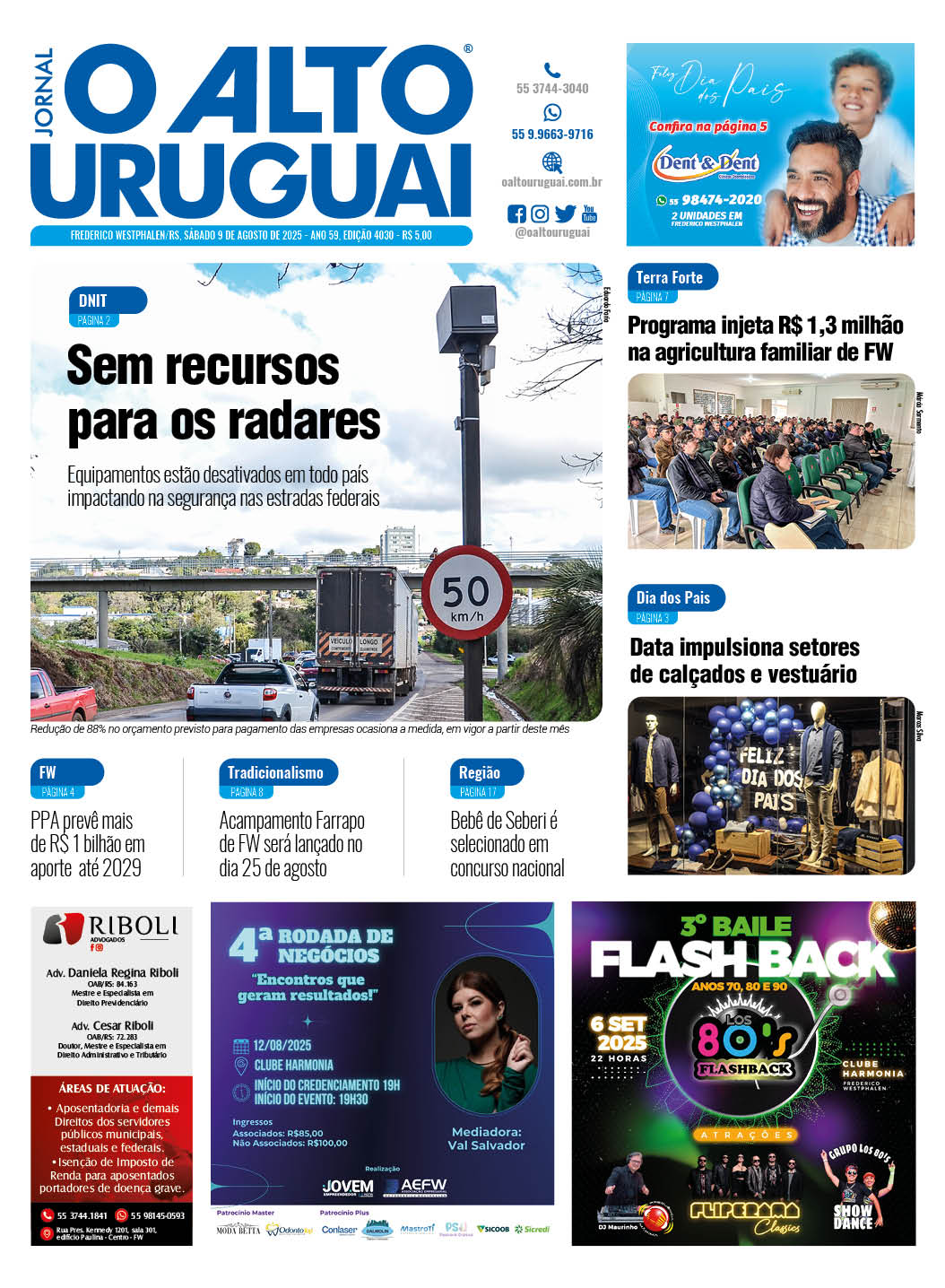 Capa Edição 4030 - Sábado