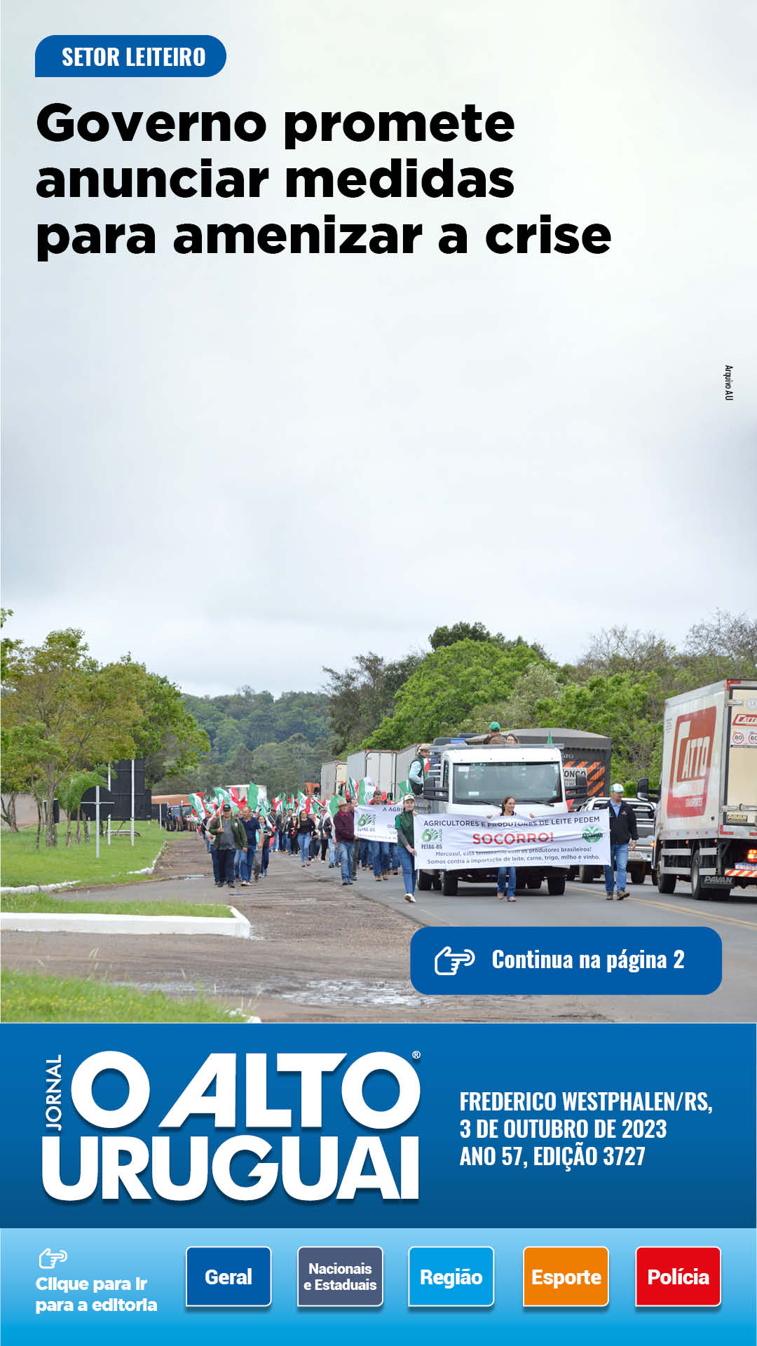 Capa Edição 3727 - Terça