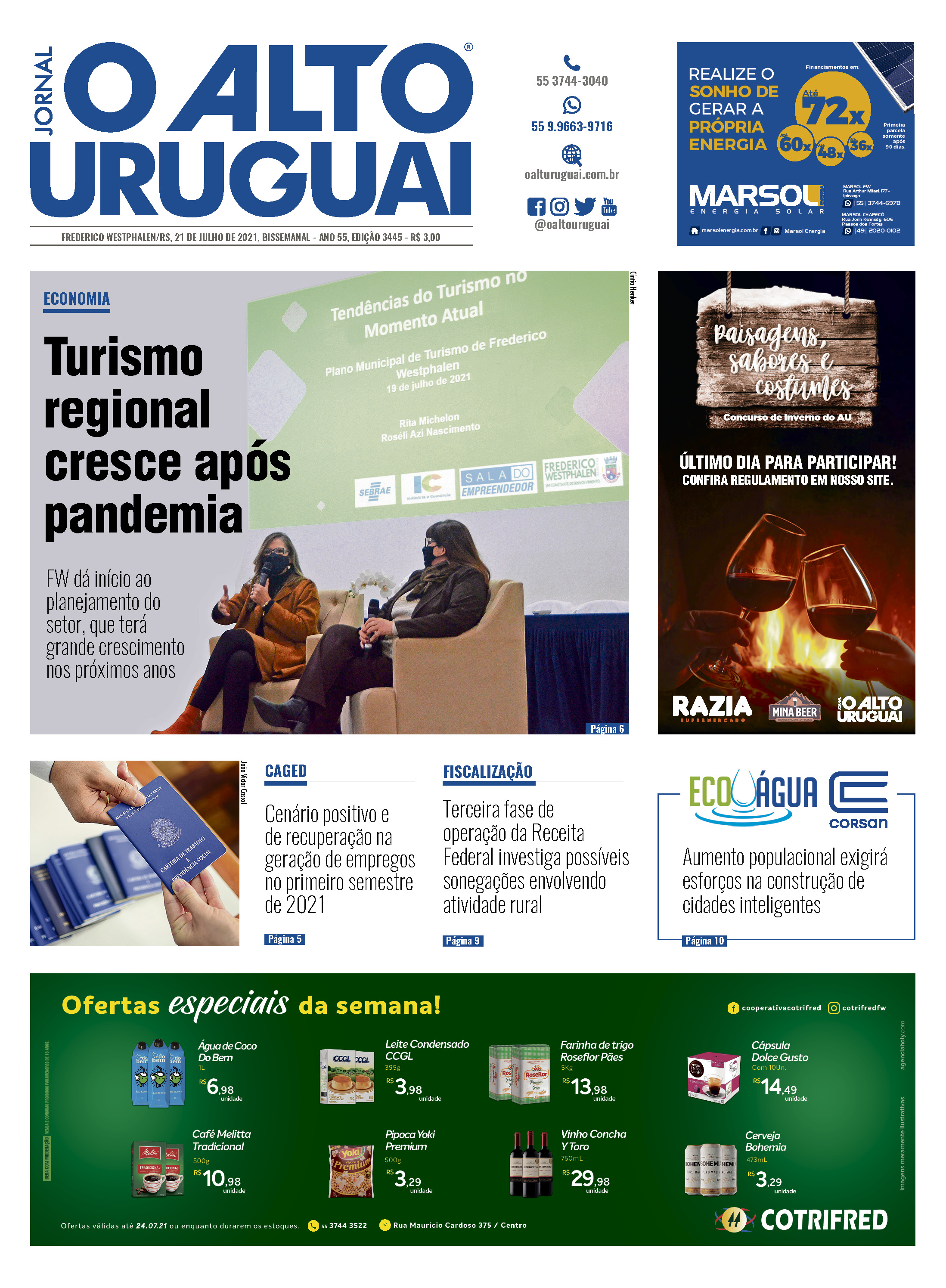 Capa Edição 3445 - Quarta