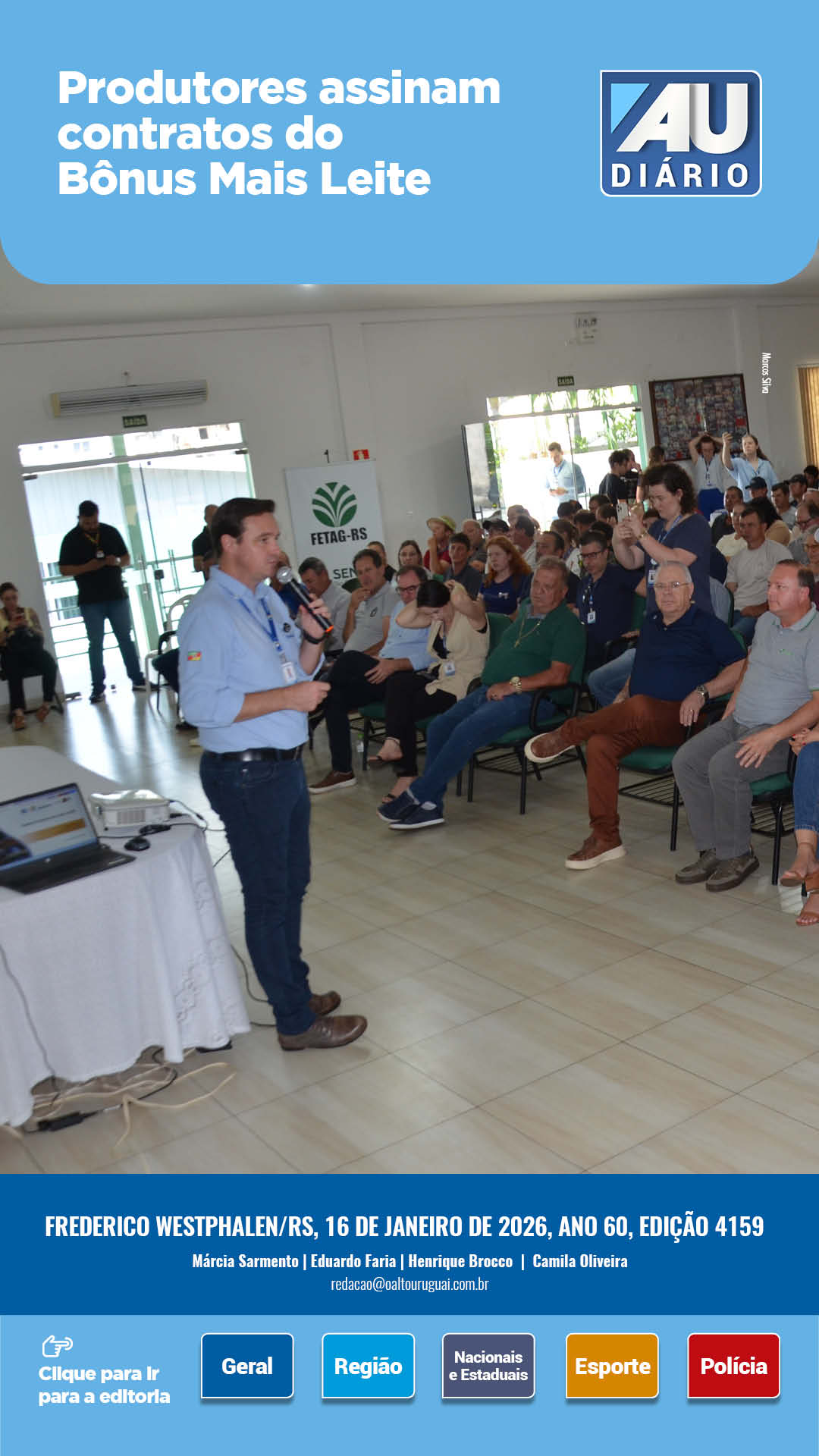 Capa Edição 4159 - Sexta