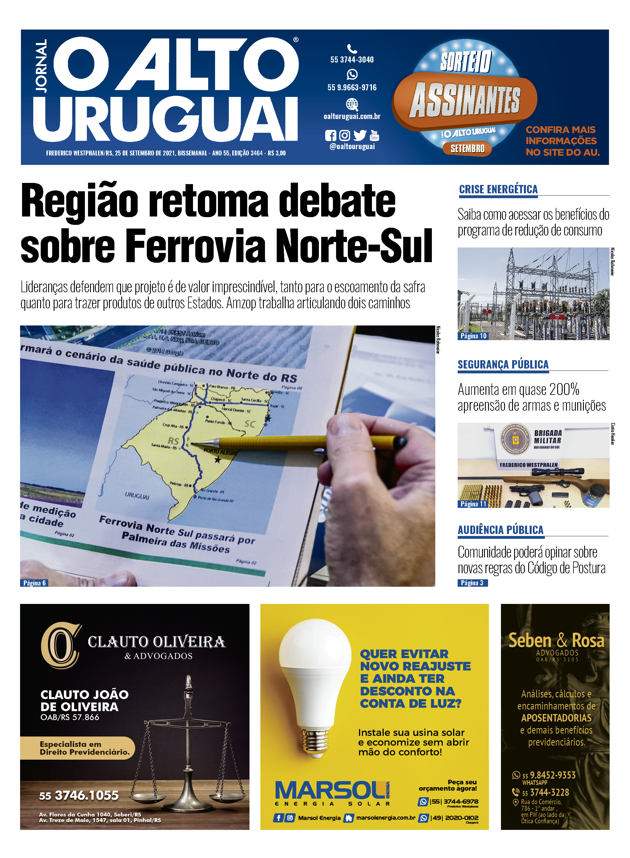 Capa Edição 3464 - Sábado