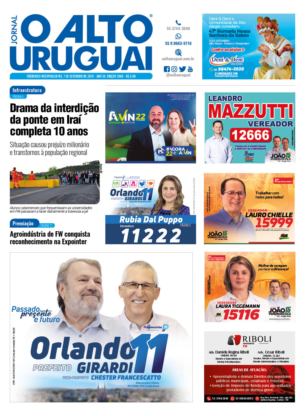 Capa Edição 3868 - Sábado