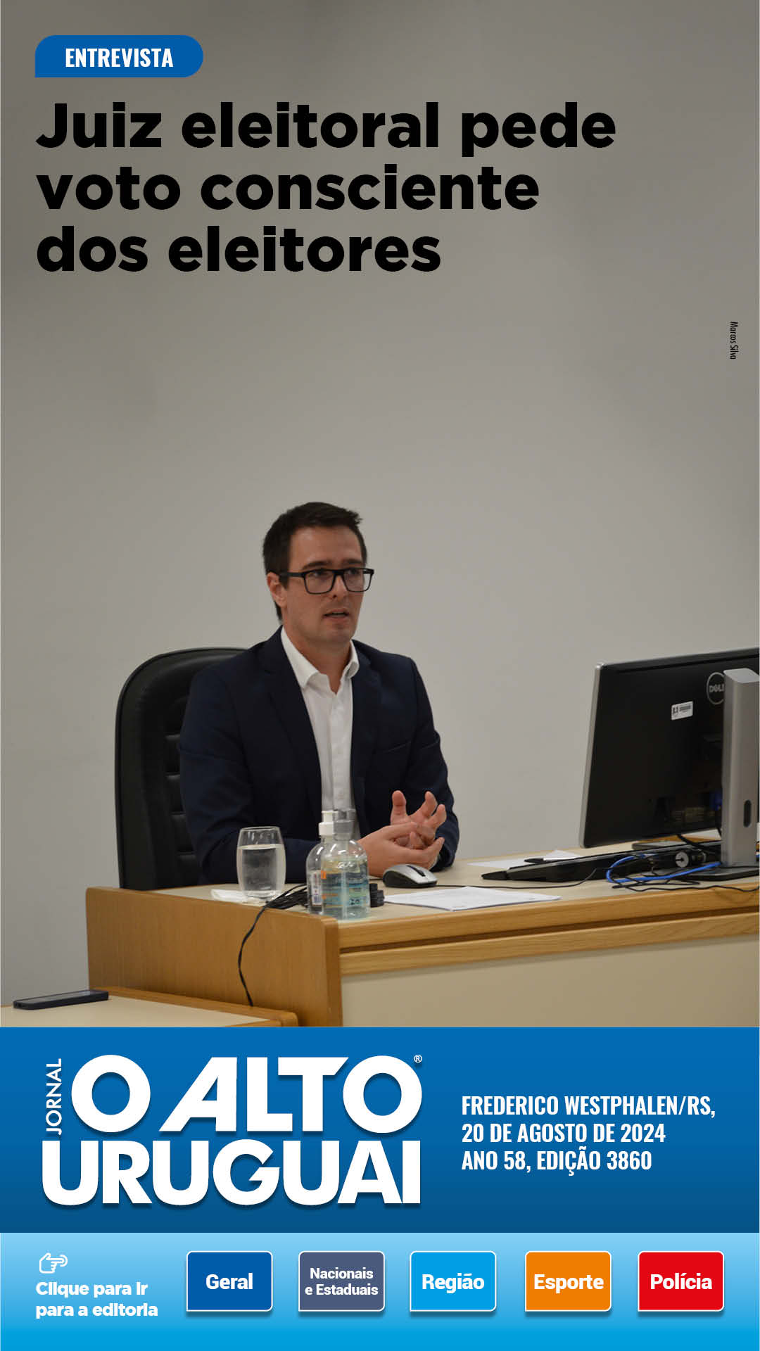 Capa Edição 3860 - Terça