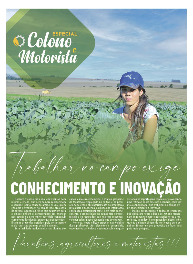 Capa Edição Especial - Colono e Motorista