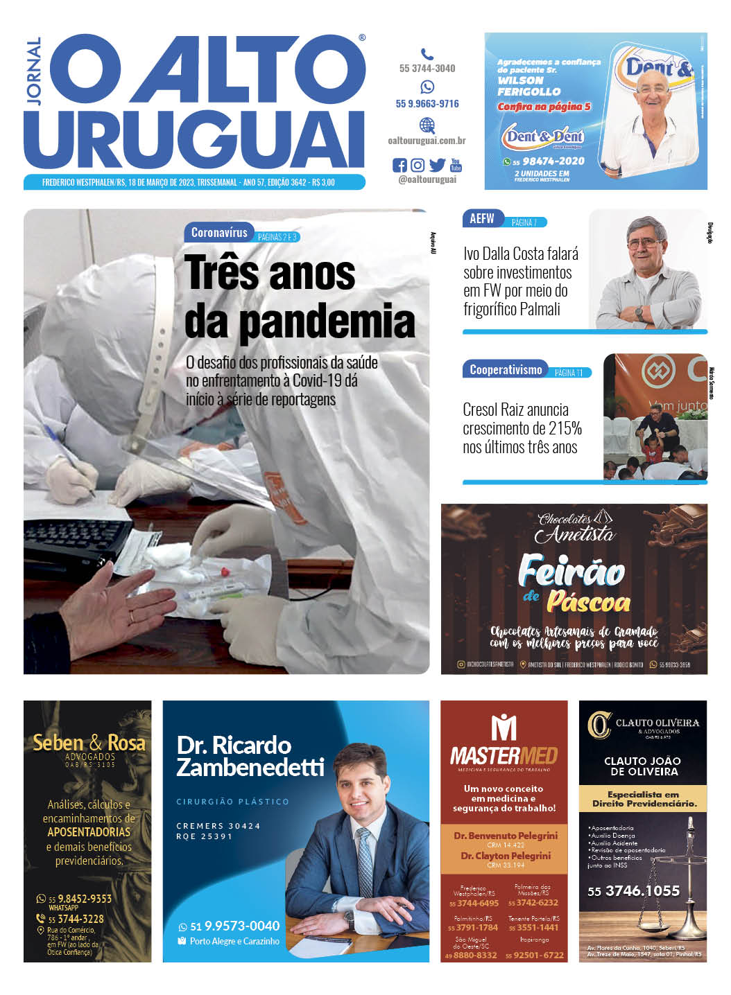 Capa Edição 3642 - Sábado