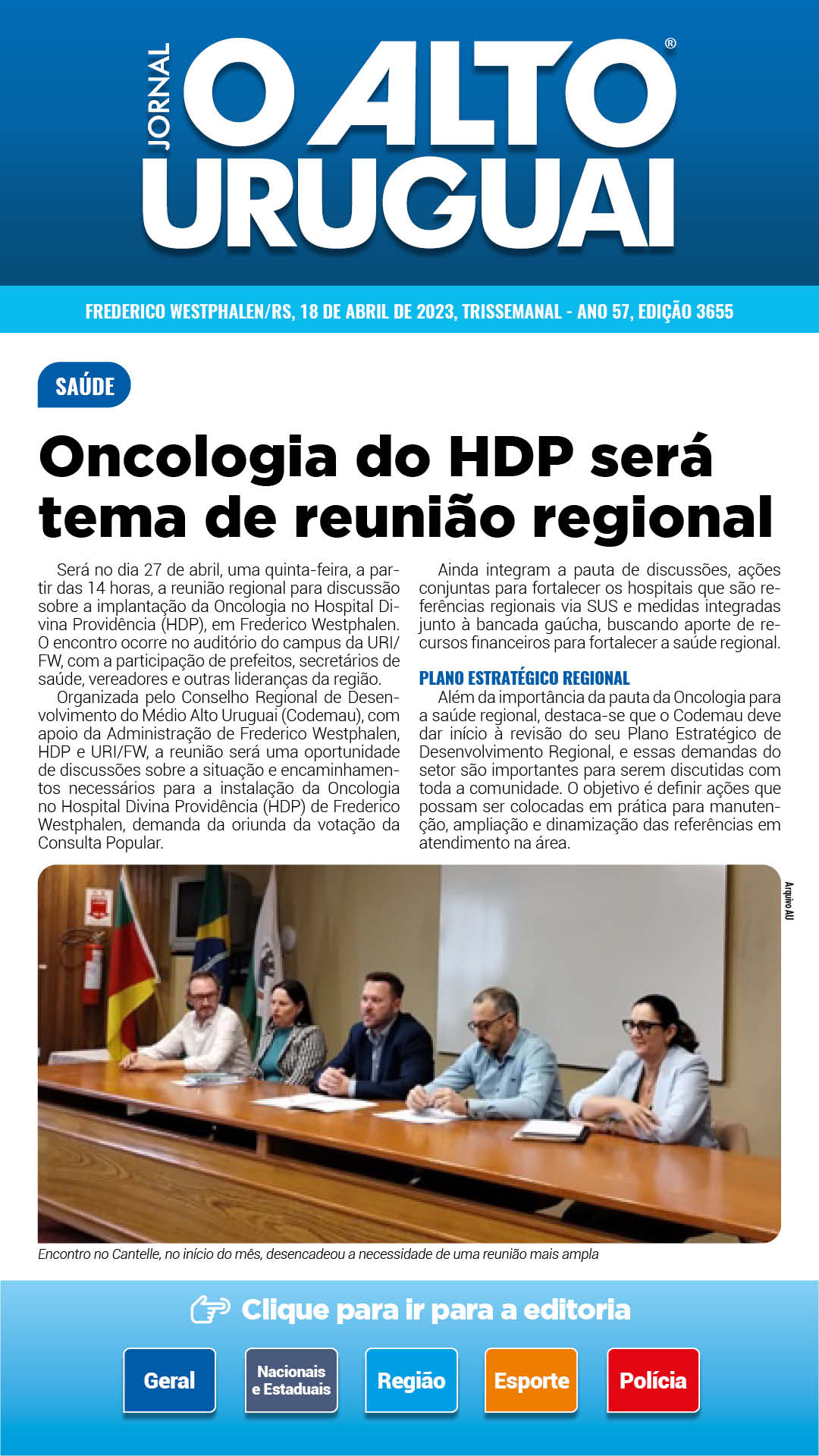 Capa Edição 3655 - Terça