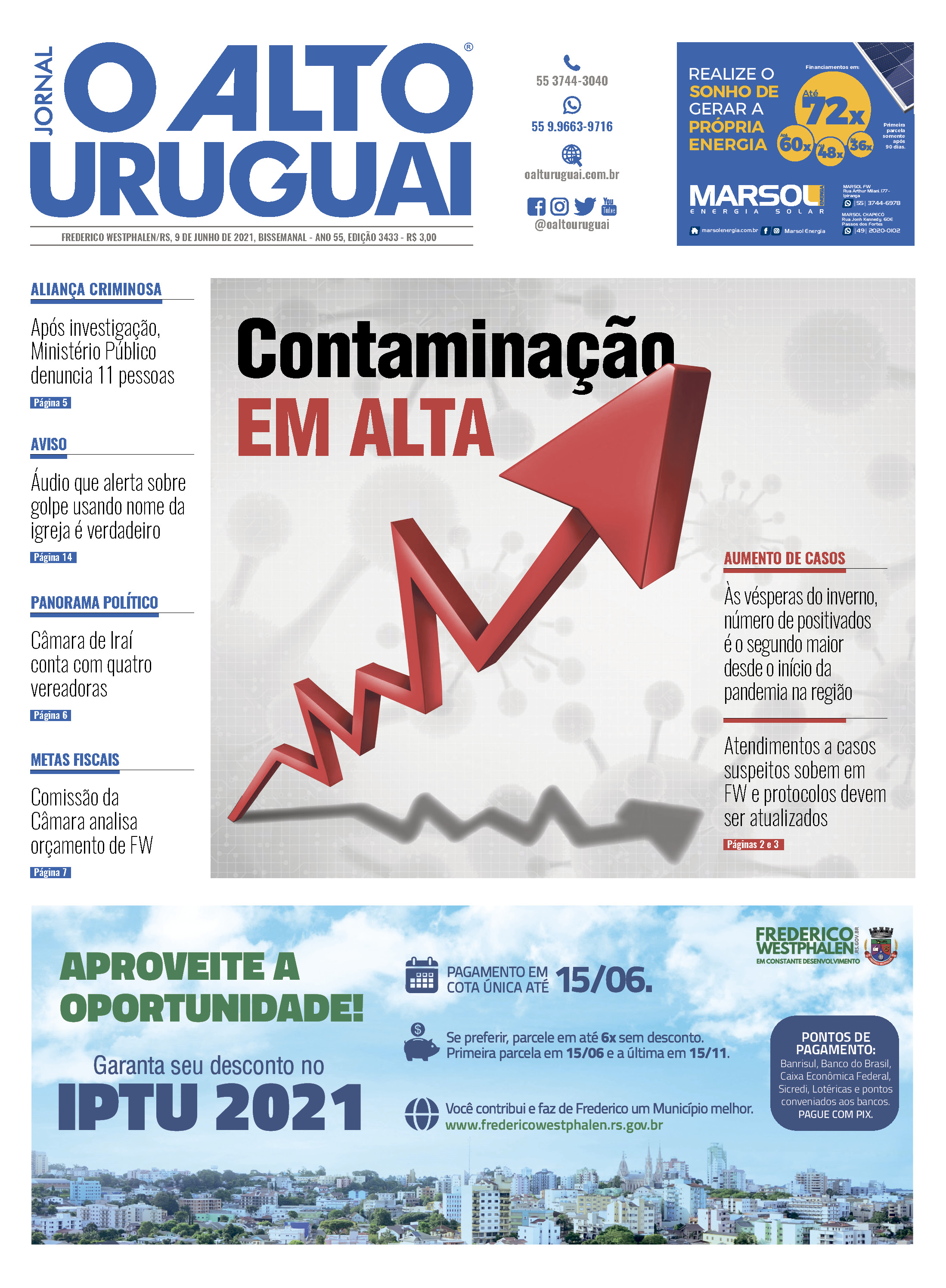 Capa Edição 3433 - Quarta