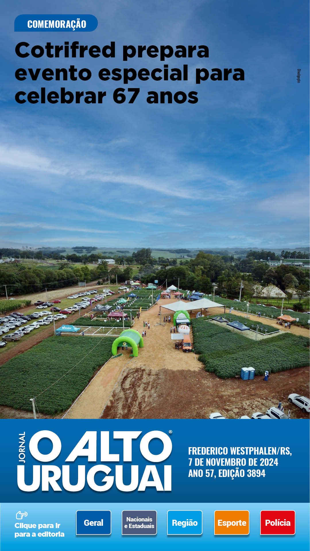 Capa Edição 3894 - Quinta